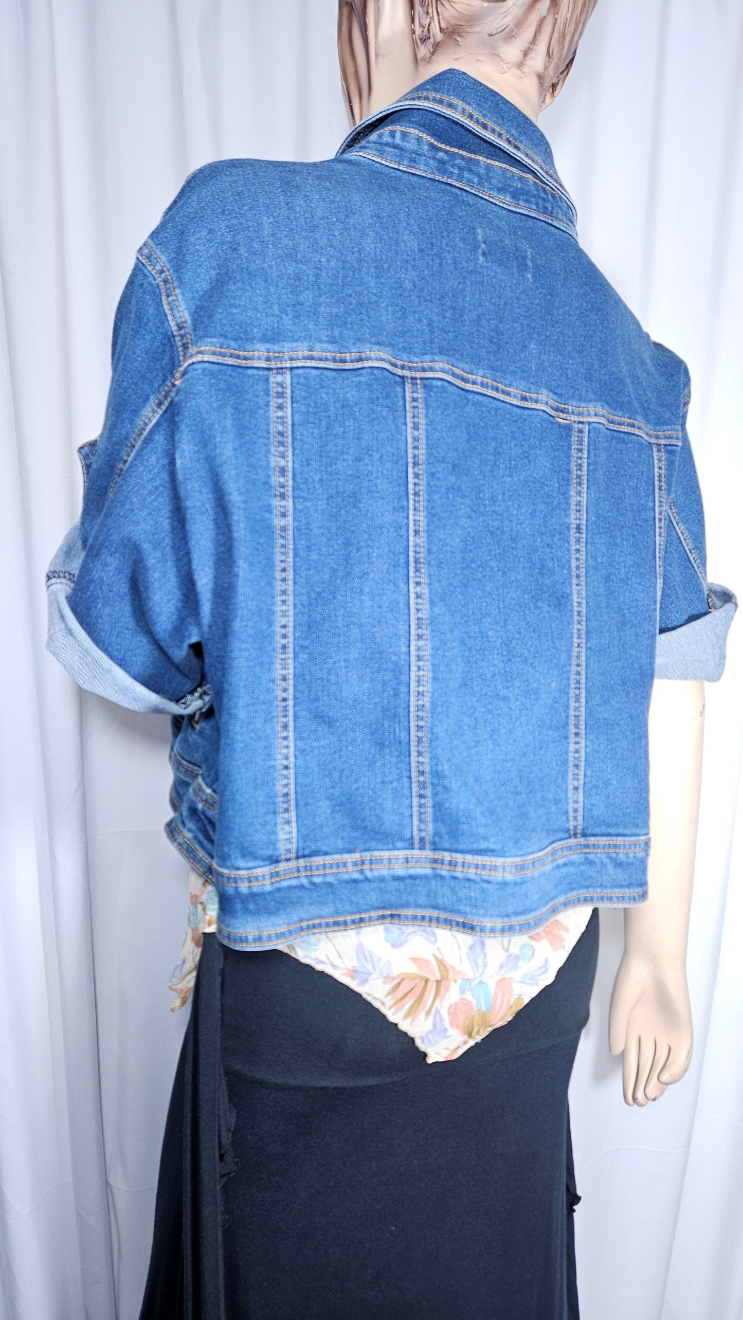 Denim Short sleeve jacket