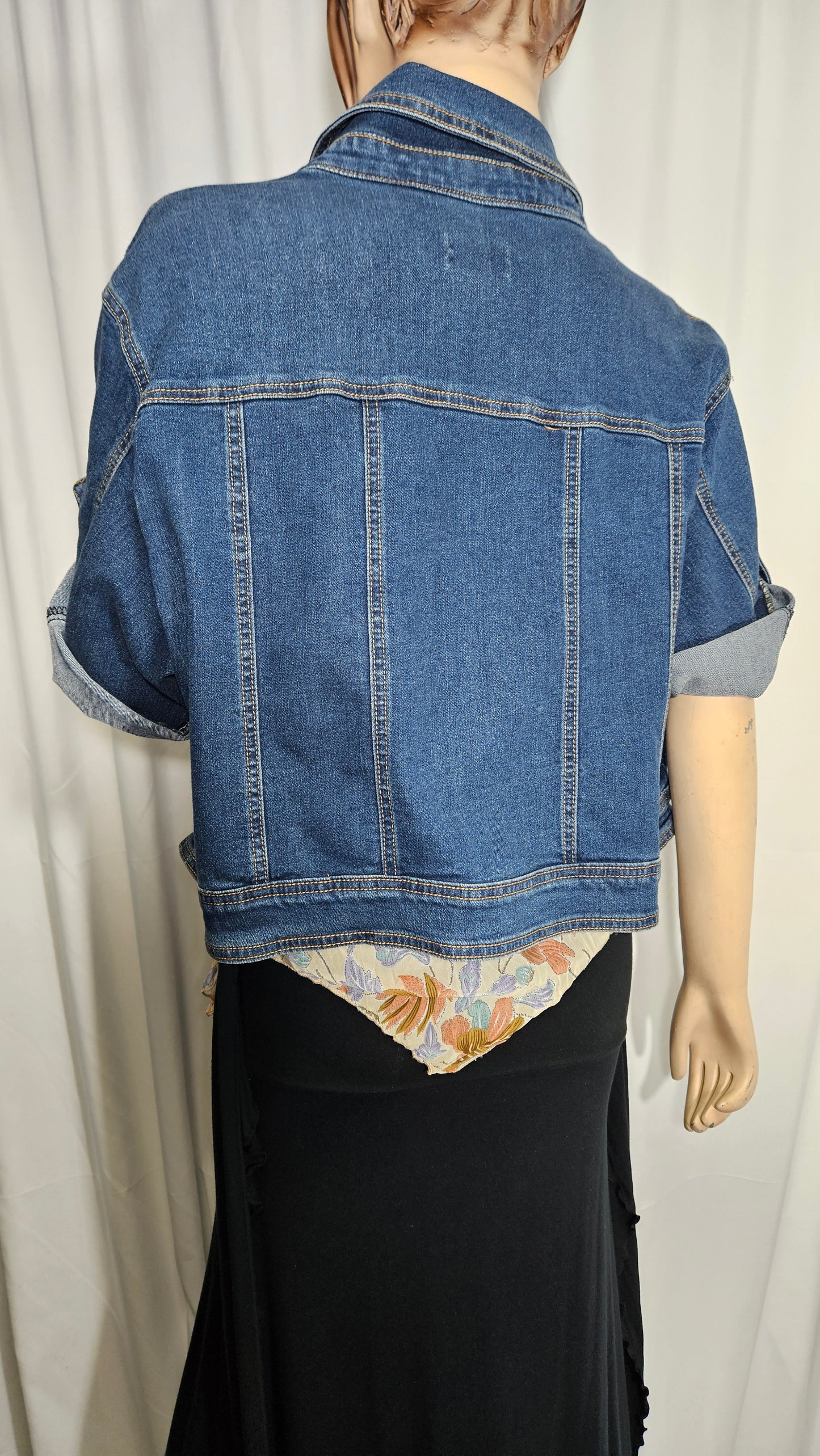 Denim Short sleeve jacket