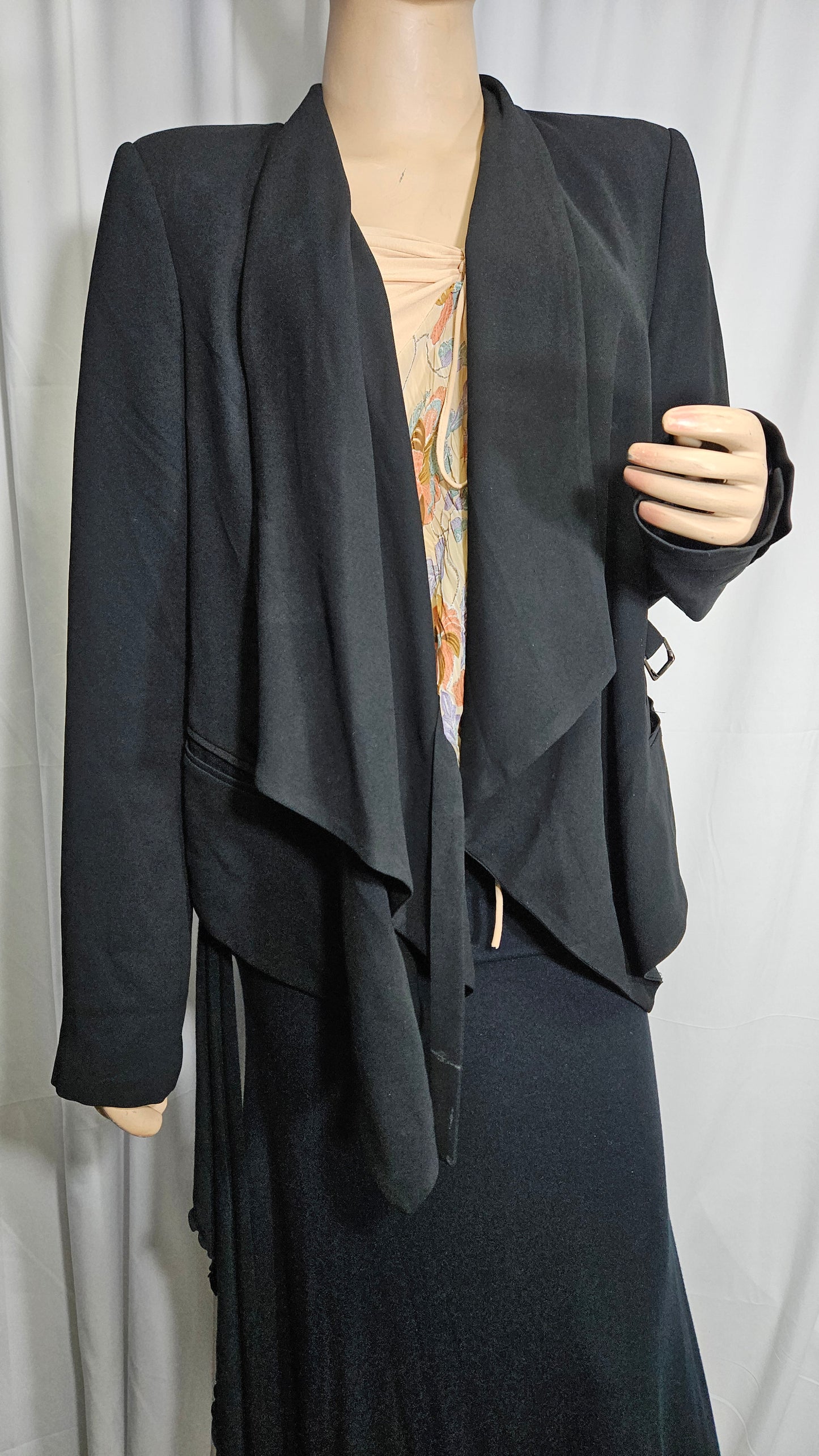 Witchery jacket - black asymmetrical blazer