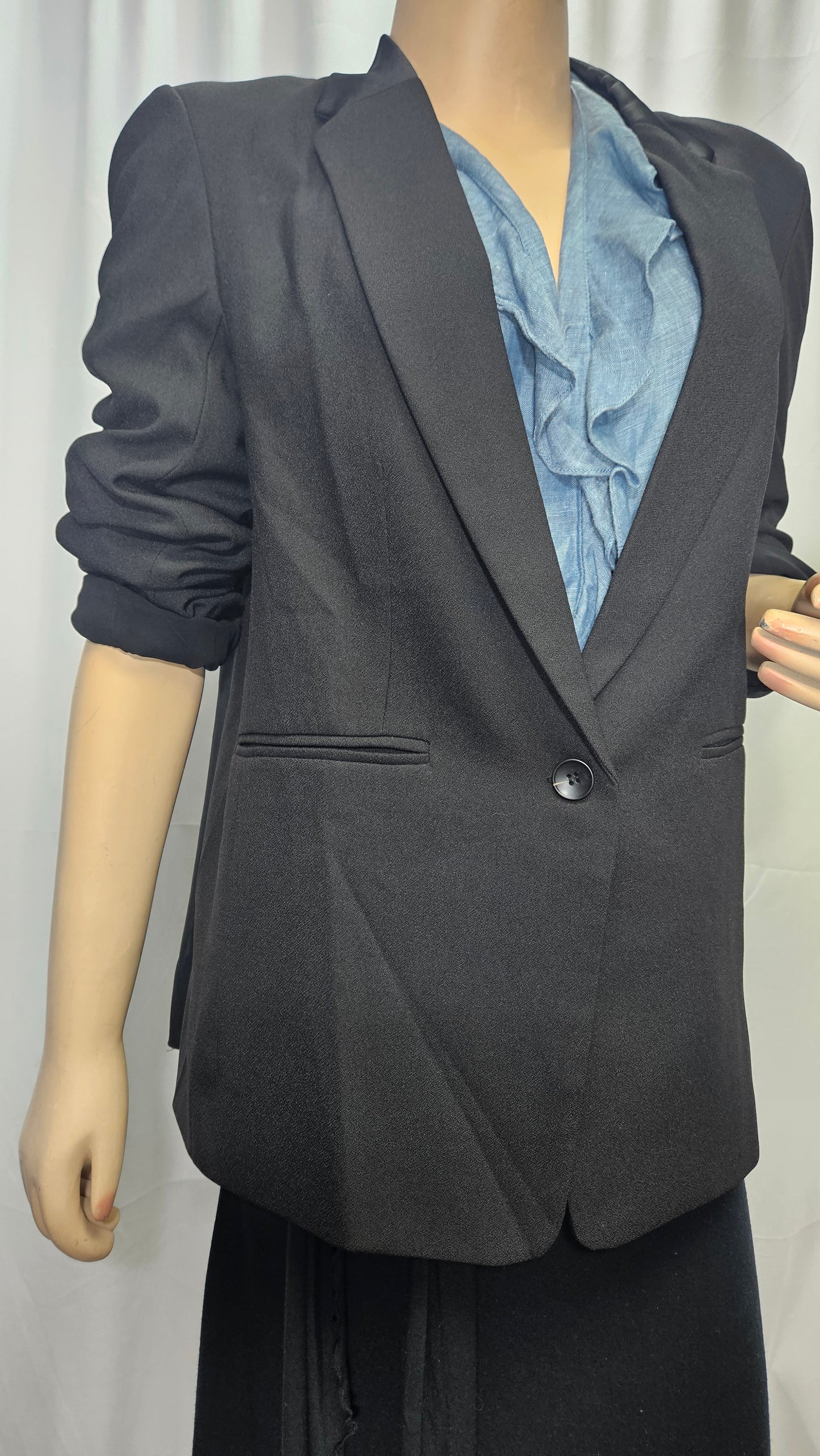 Black X-plain brand Blazer