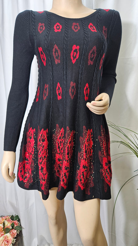 Black and red preloved Dress