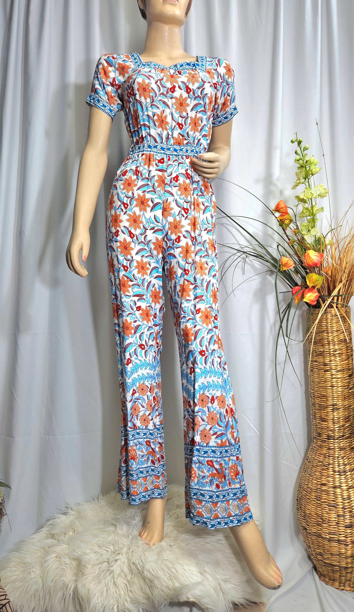 Wide Leg bohemian Jumpsuit - buy Preloved Jumpsuit - used jumpsuit