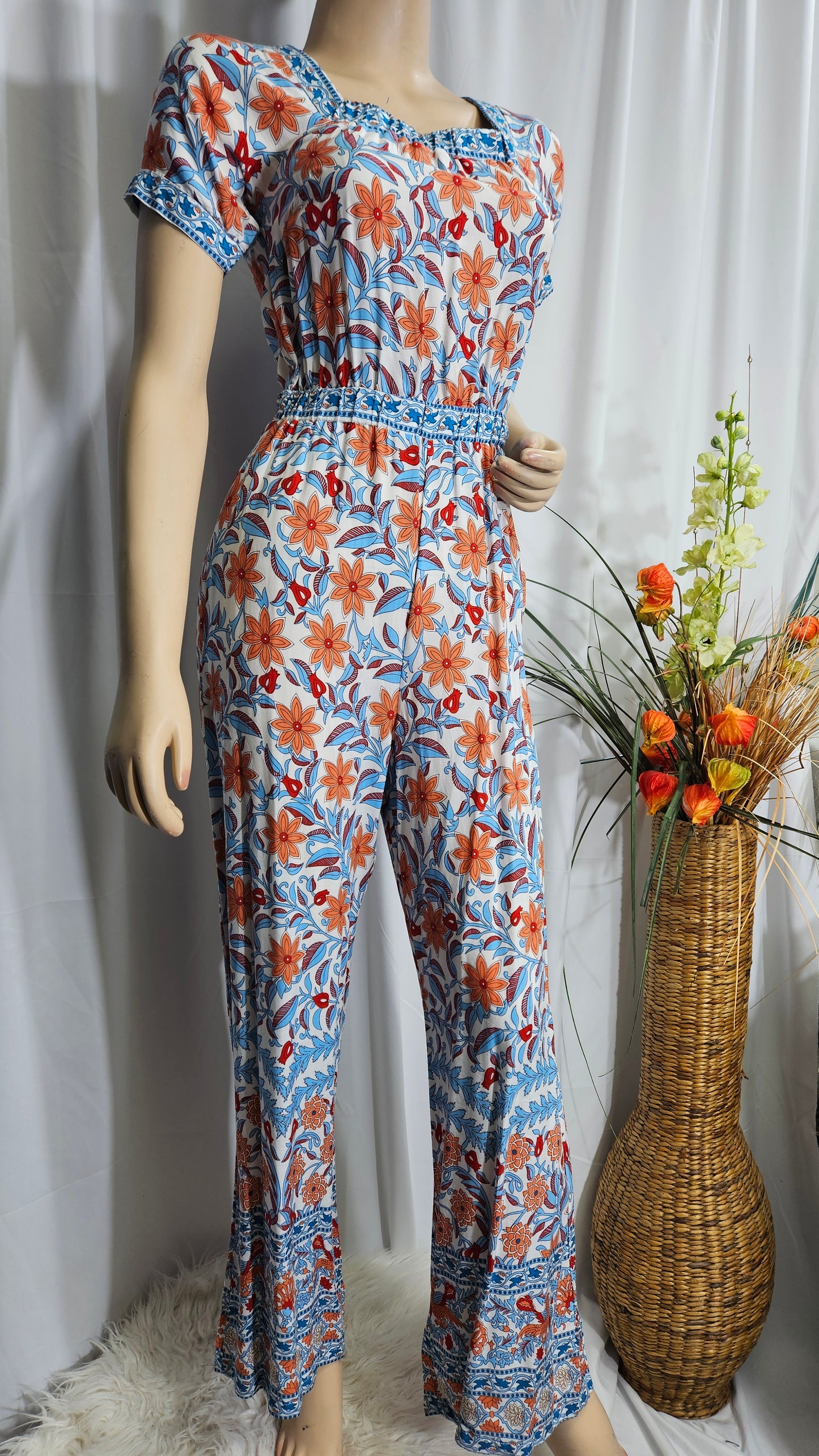 Wide Leg bohemian Jumpsuit - buy Preloved Jumpsuit - used jumpsuit