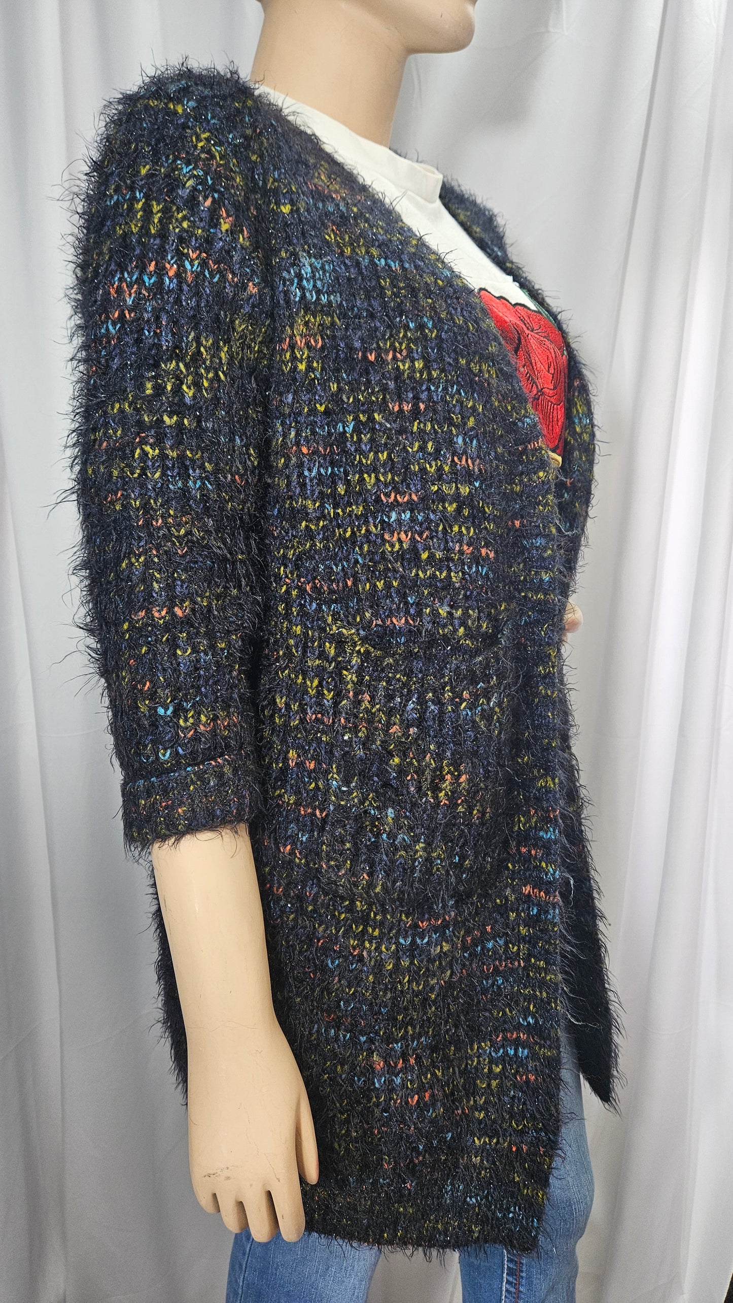 Warm fluffy Knit Cardigan - Preloved Cardi Coat