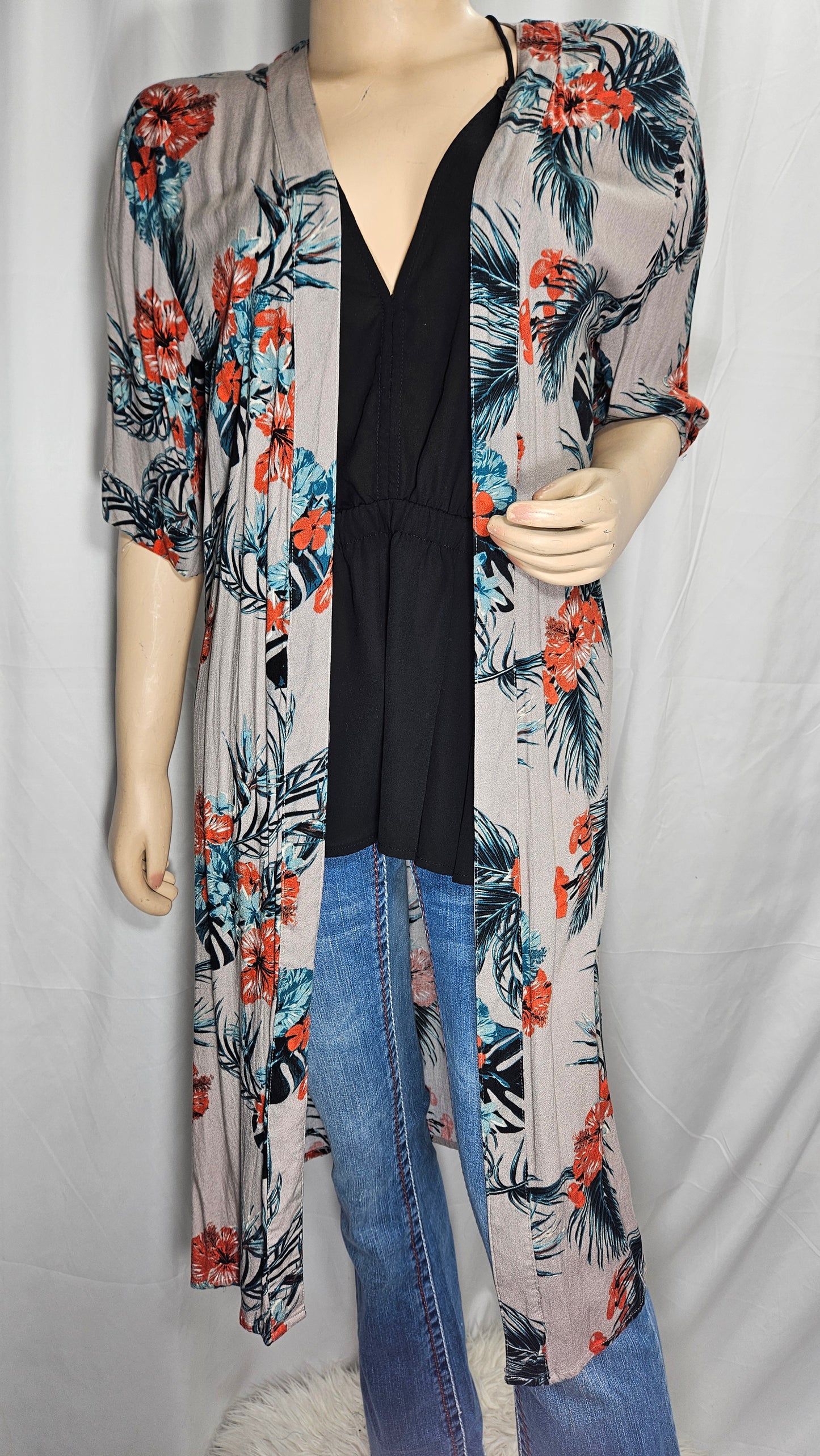 Bohemian duster Jacket Kaftan top Kimono Sleeve