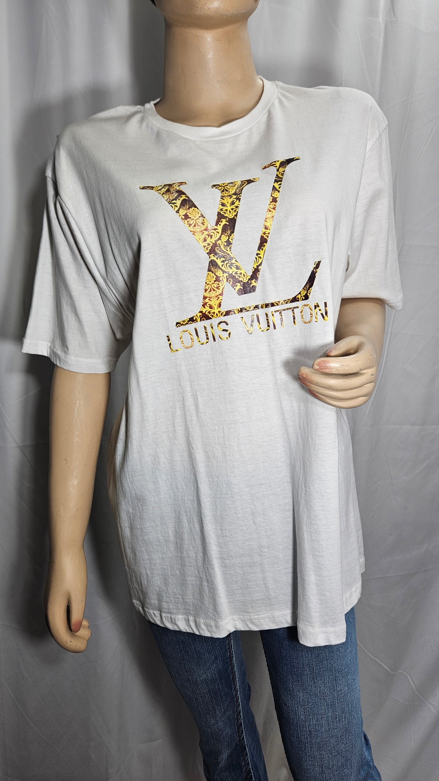 Gorgeous L Vuitton T-shirt Crewneck Top