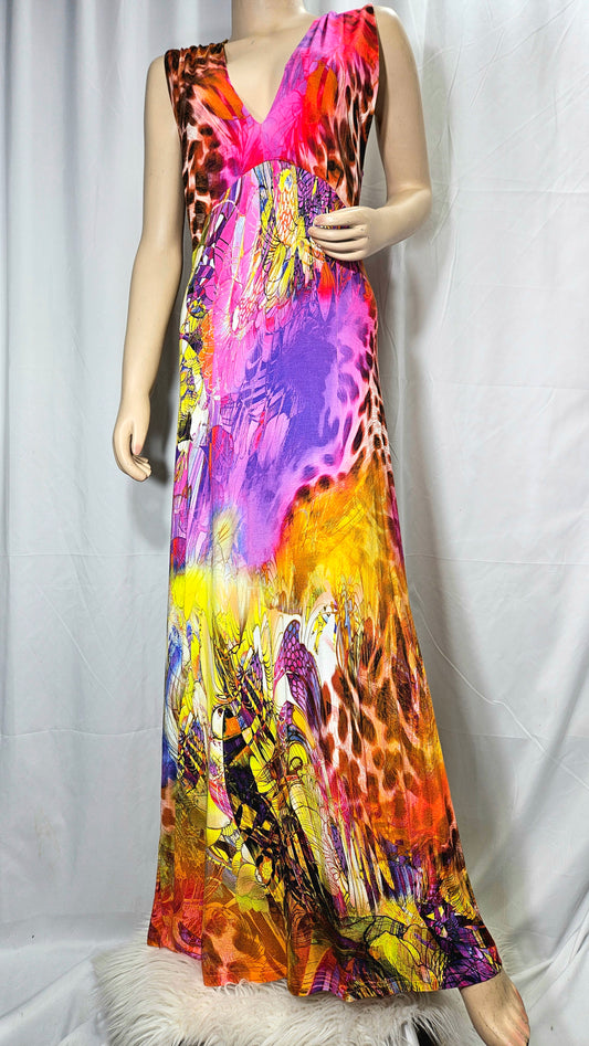 Germany Maxi Dress - used Maxi Dress colorful dress