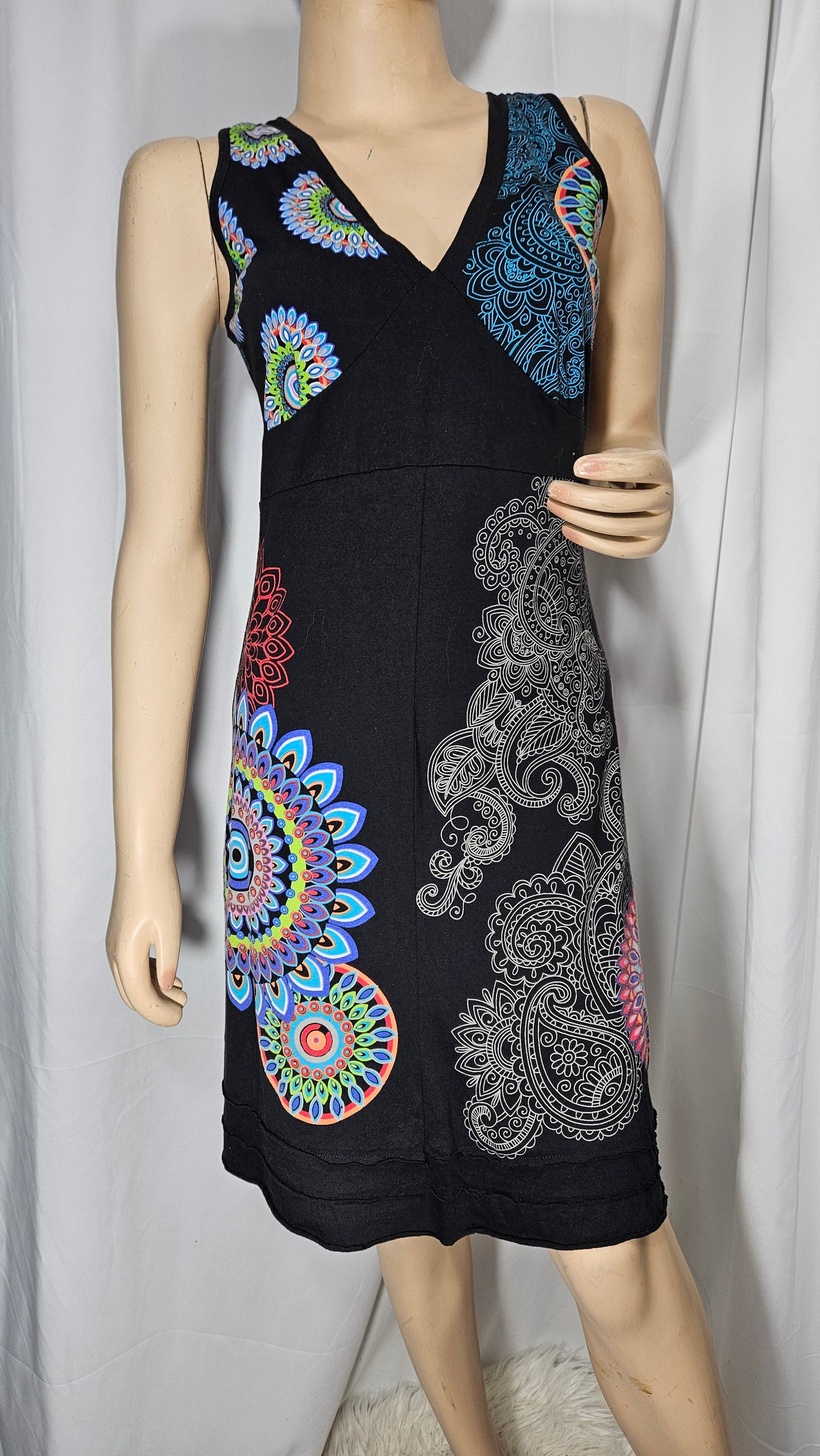 Desigual ladies sleeveless dress size 38  Preloved Dress