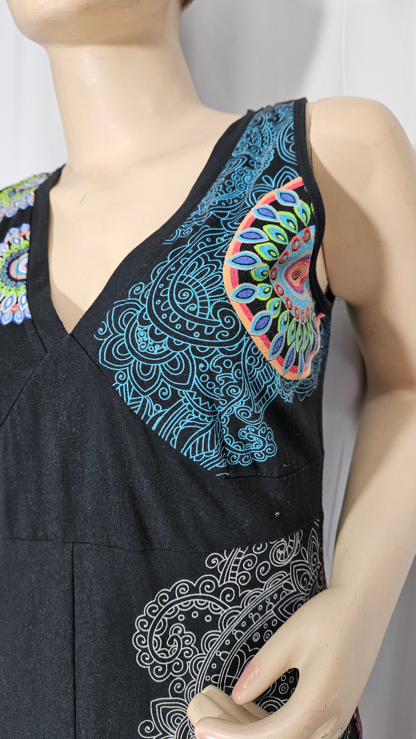 Desigual ladies sleeveless dress size 38  Preloved Dress