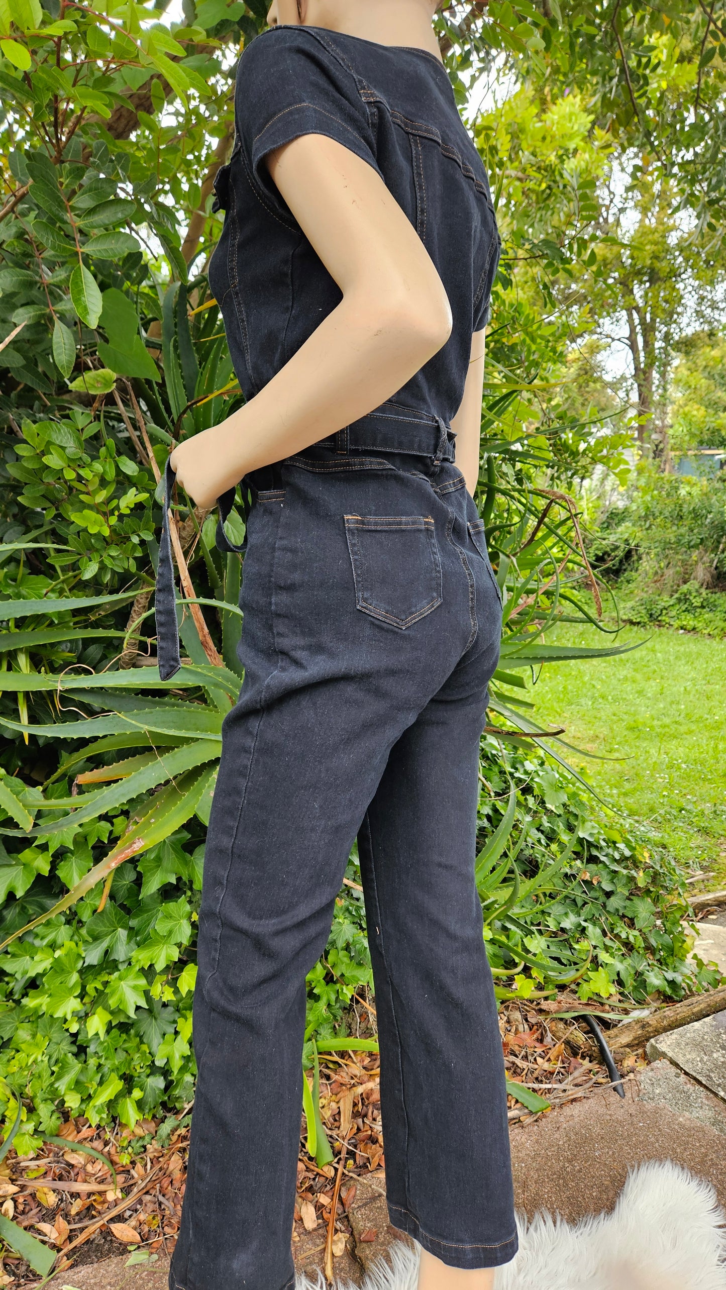 Denim Jumpsuit - Preloved Jumpsuit - used jumpsuit