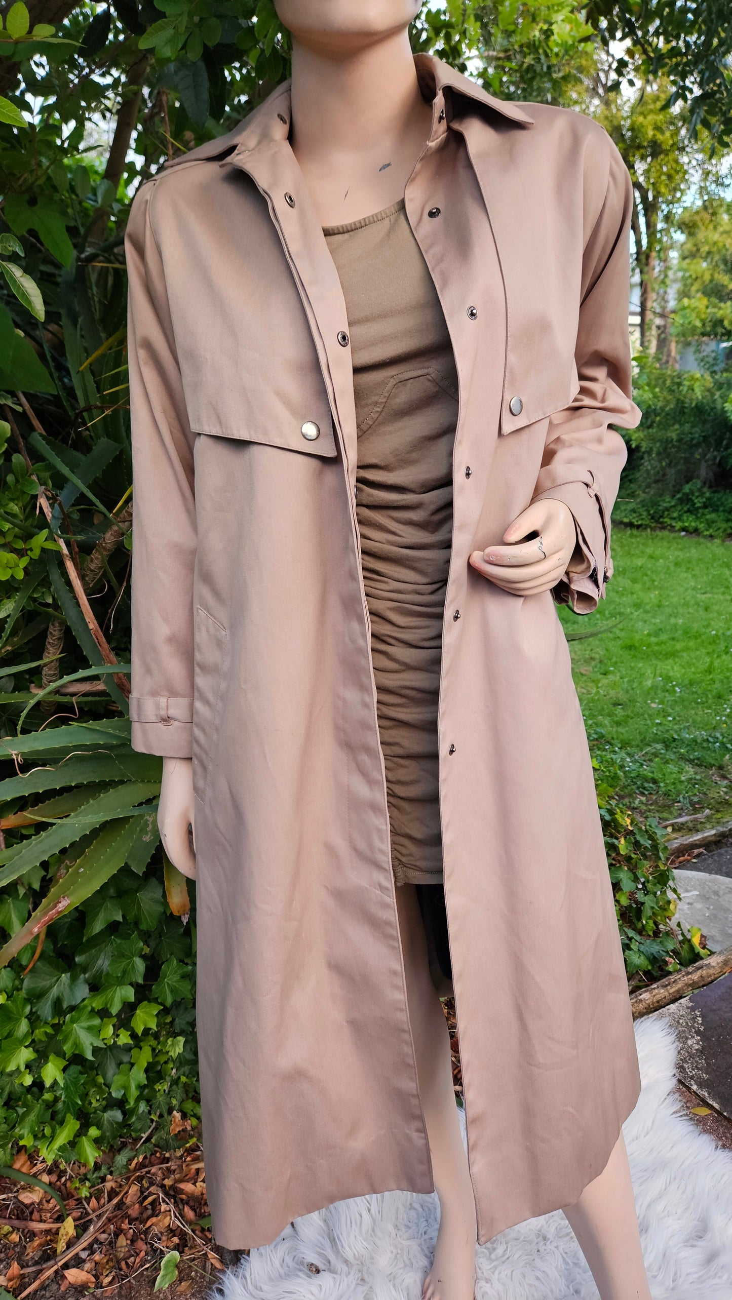 Preloved Trench Coat  - Beige vintage Trench