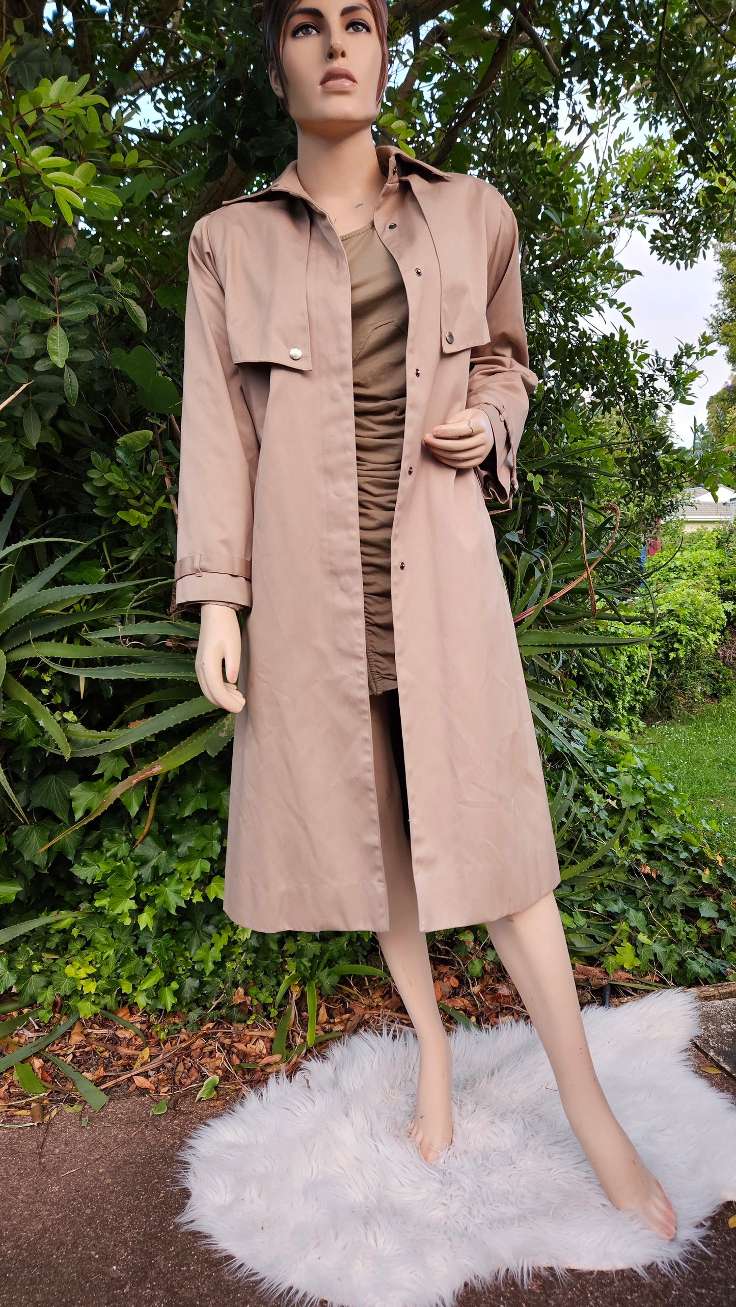 Preloved Trench Coat  - Beige vintage Trench