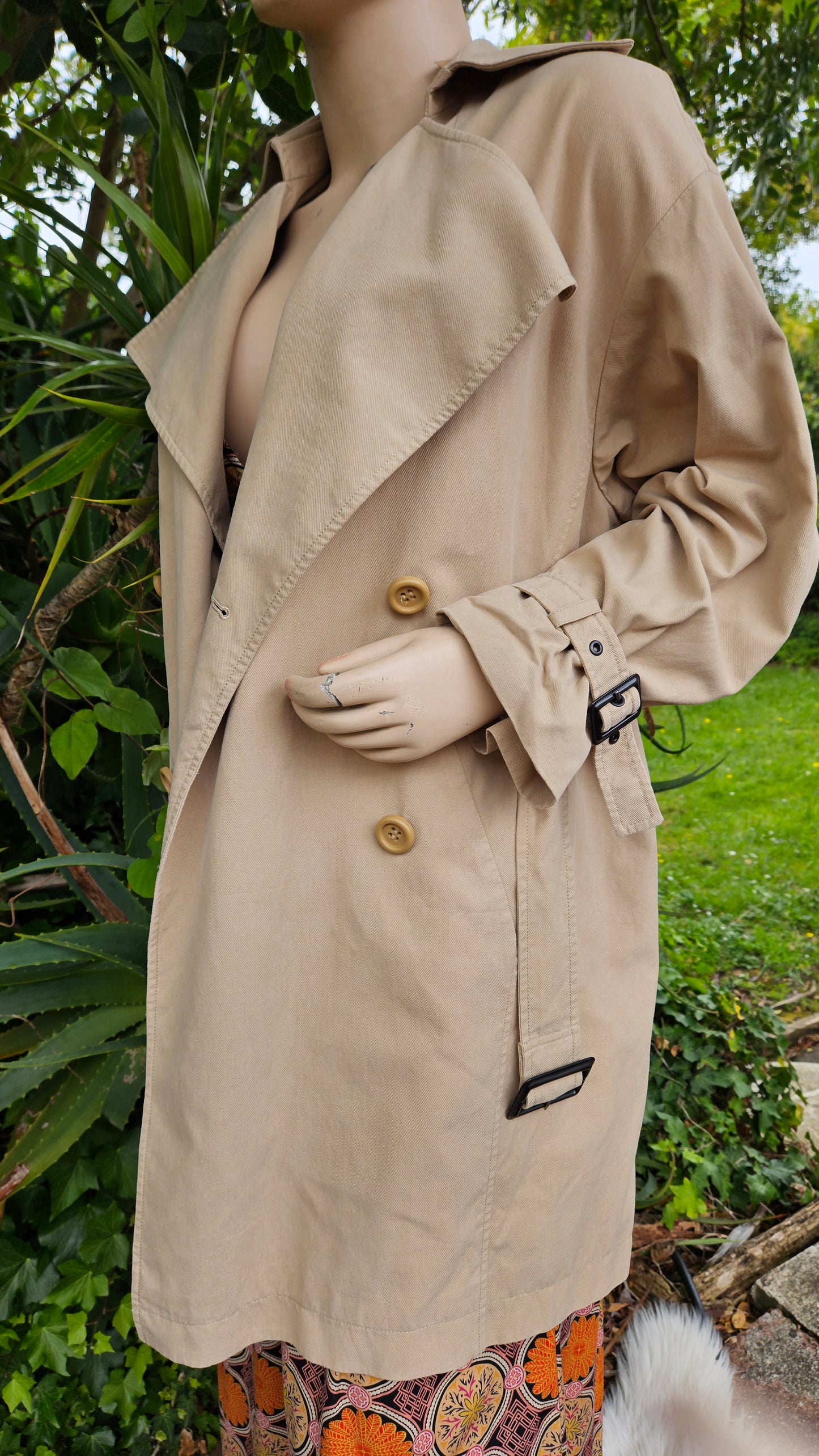 Preloved Trench Coat  - Beige vintage Trench