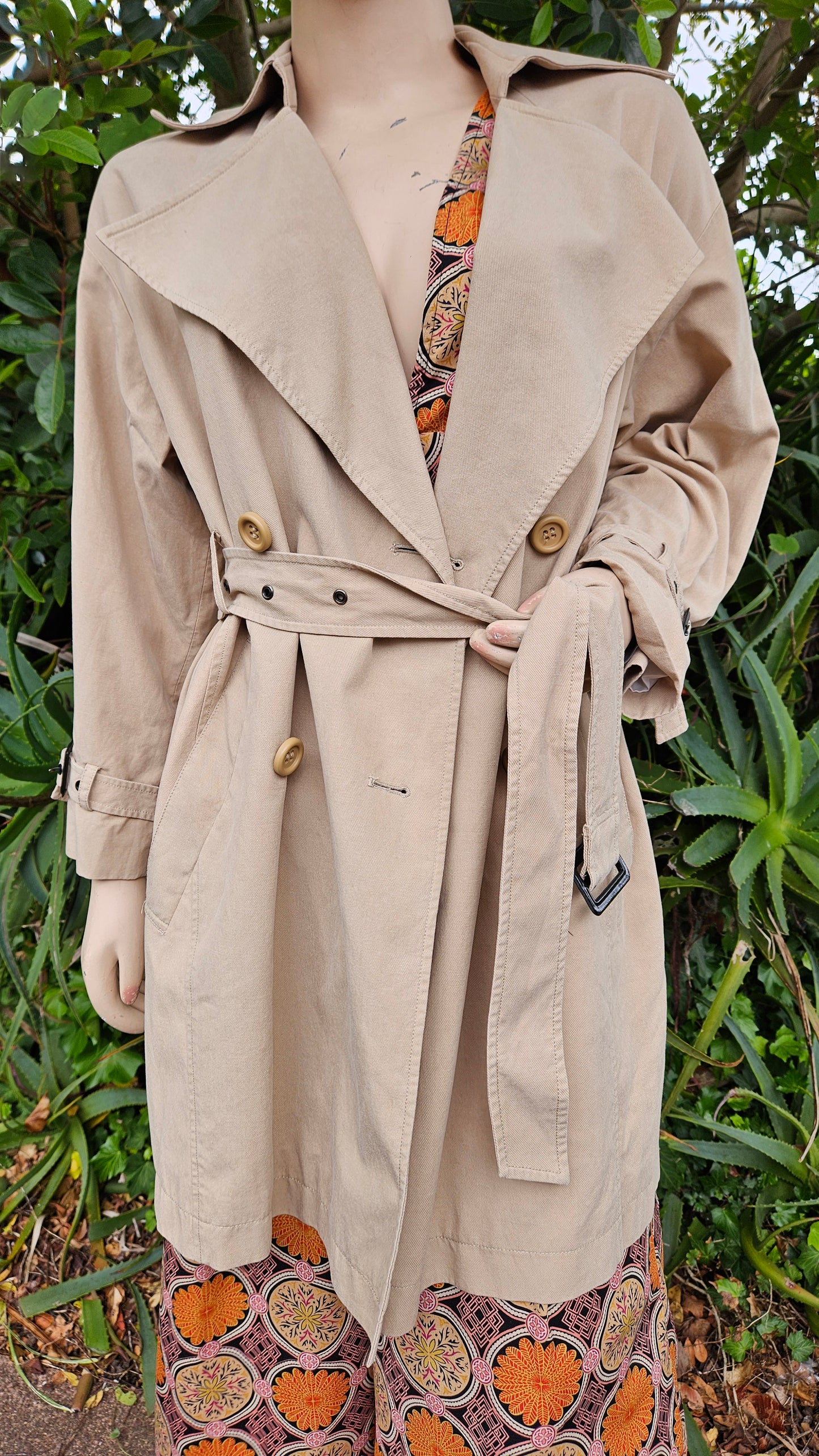 Preloved Trench Coat  - Beige vintage Trench