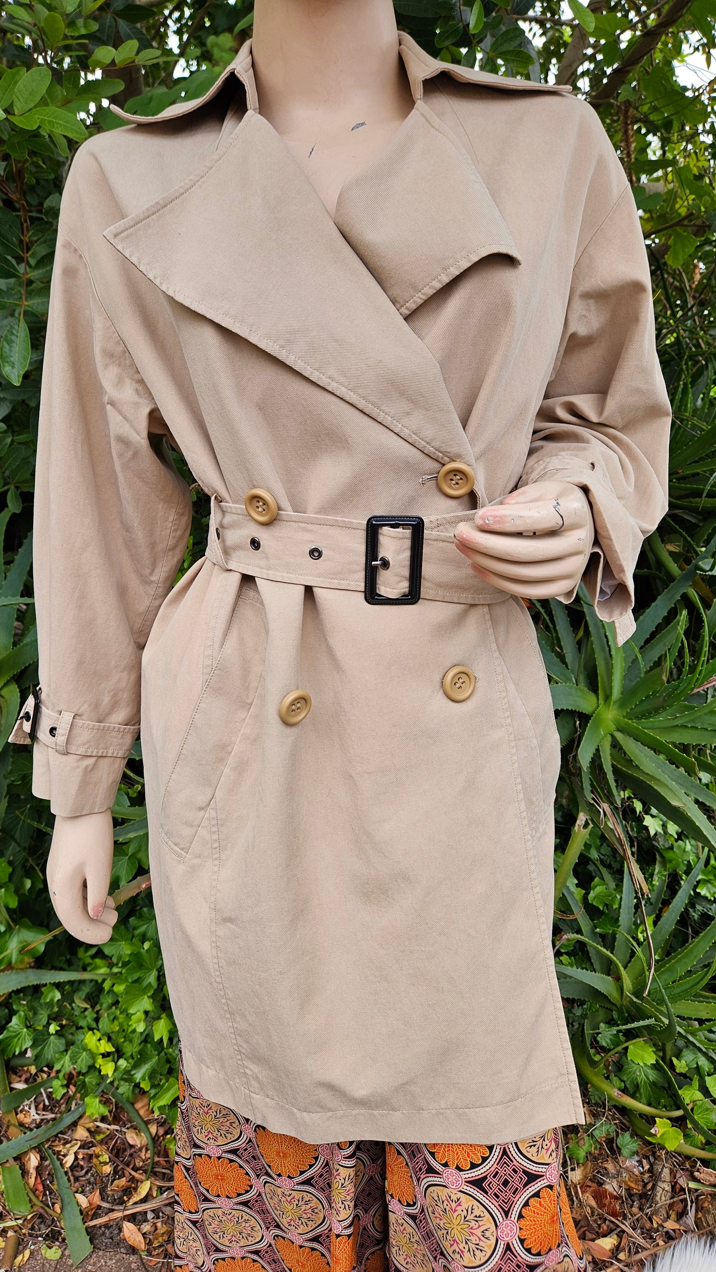 Preloved Trench Coat  - Beige vintage Trench