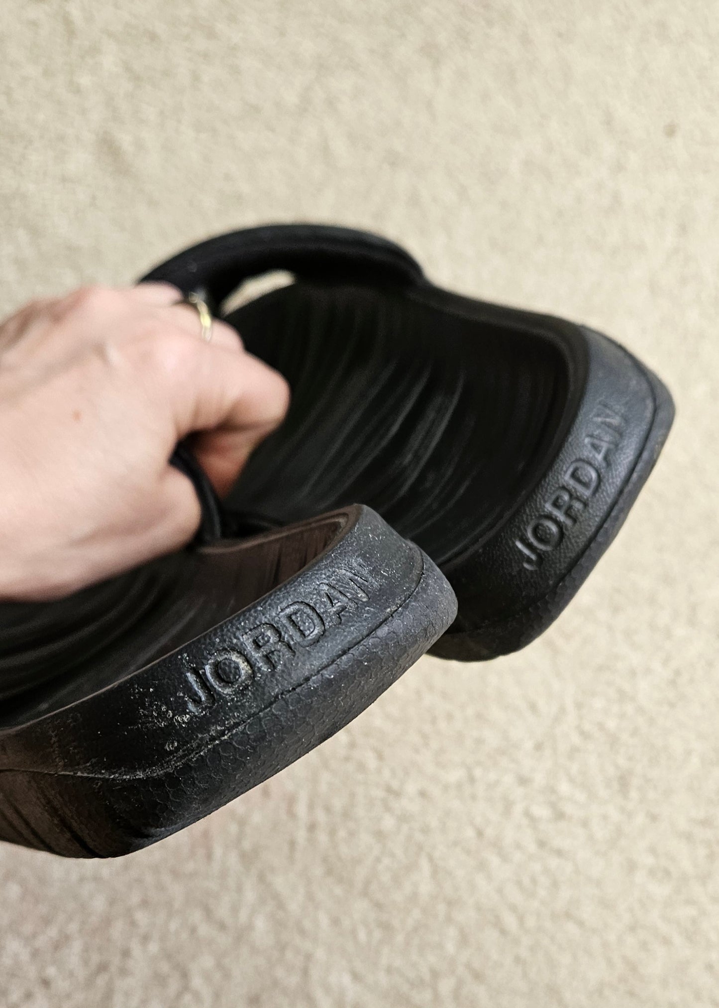 Jordan slides black - shoes