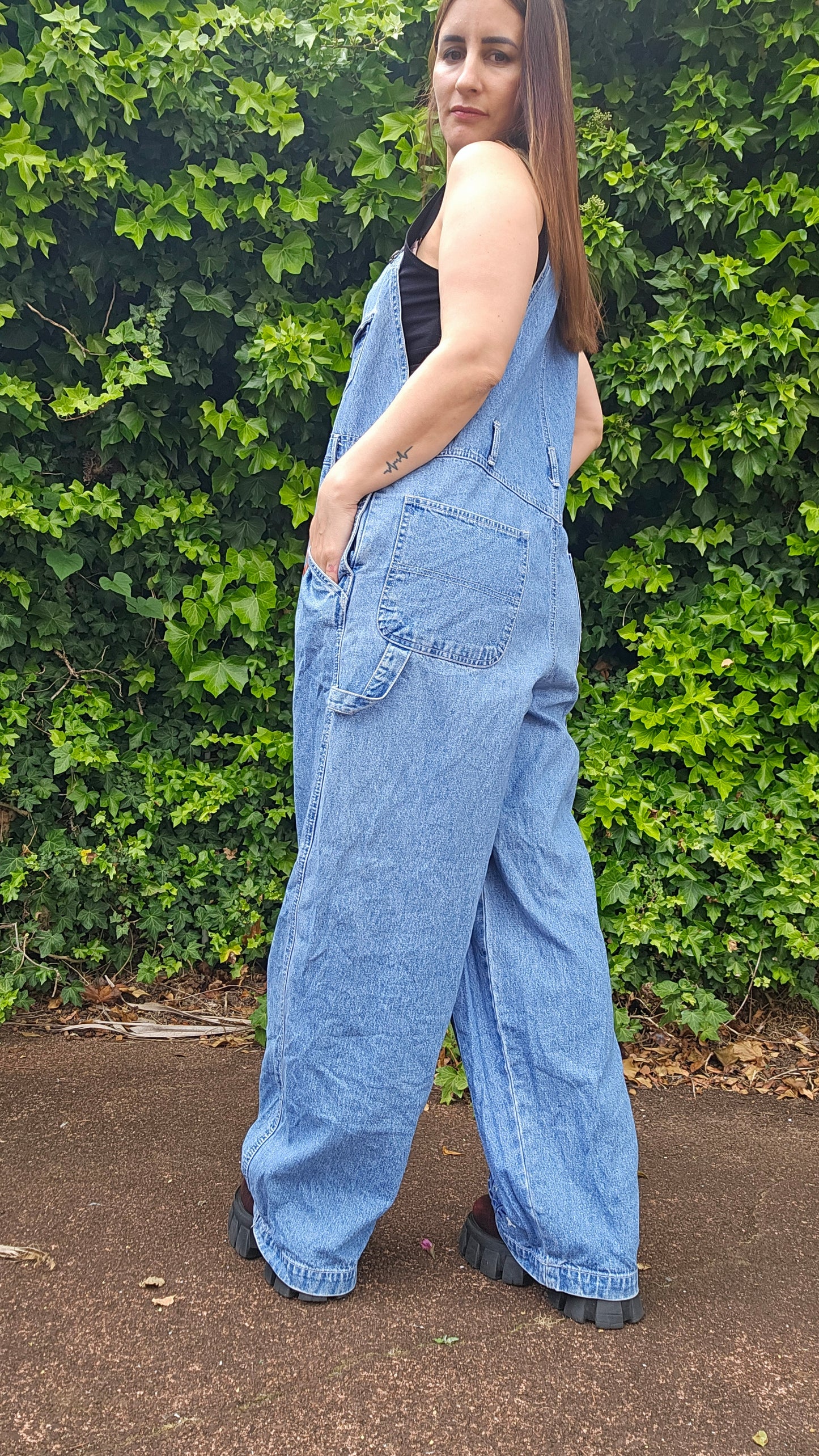 Vintage Pooh Dungarees - Disney Overalls - Size Extra Large