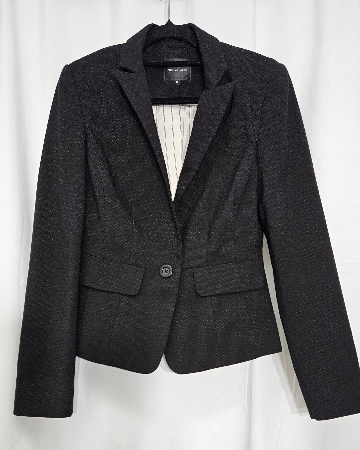 Black jacket Portmans Blazer size 8