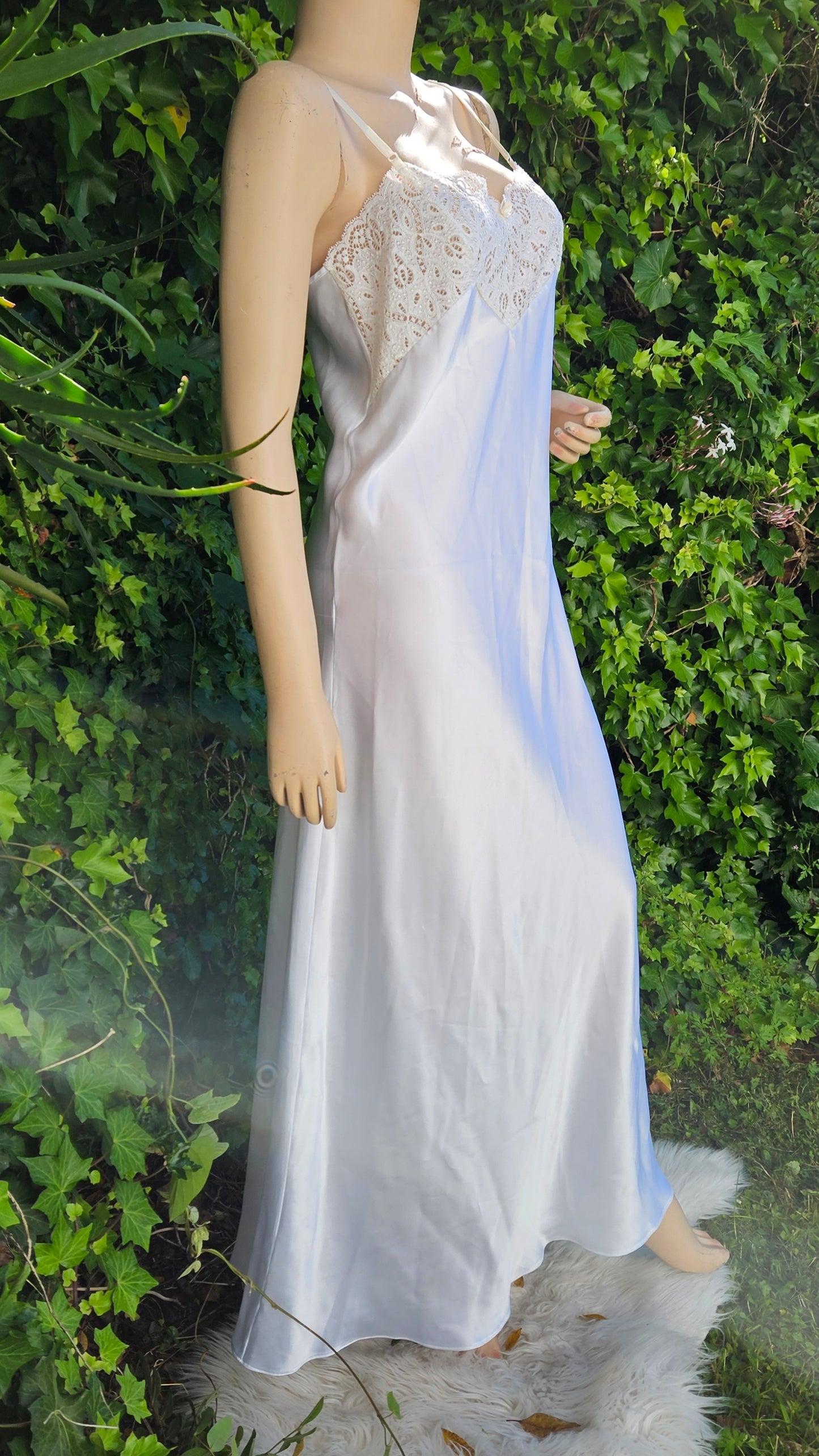 White Vintage Slip Dress – Slipwear/Nighty(best fit 12-14)