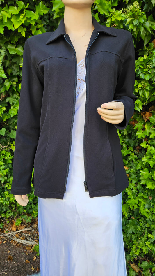 Charade sport vintage black jacket size 10