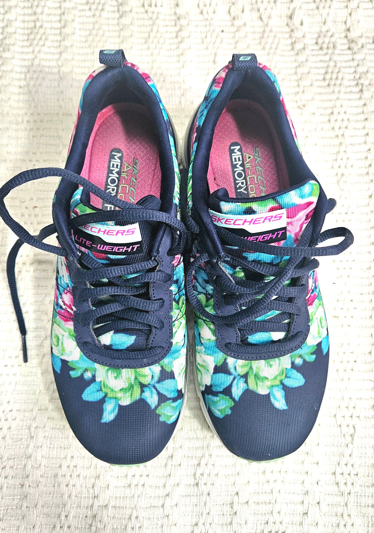 Skechers - Flex Apple Wildflowers - Sneakers - Blue - Women's