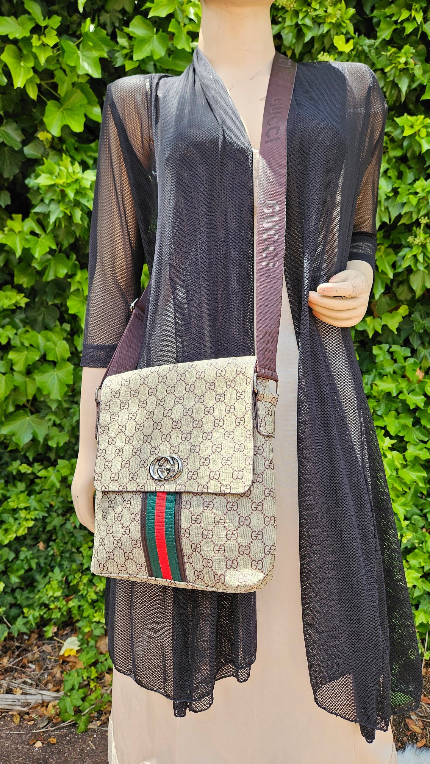 Gucci Inspired Shoulder Hand Bag - Strap Bag for Men or Women