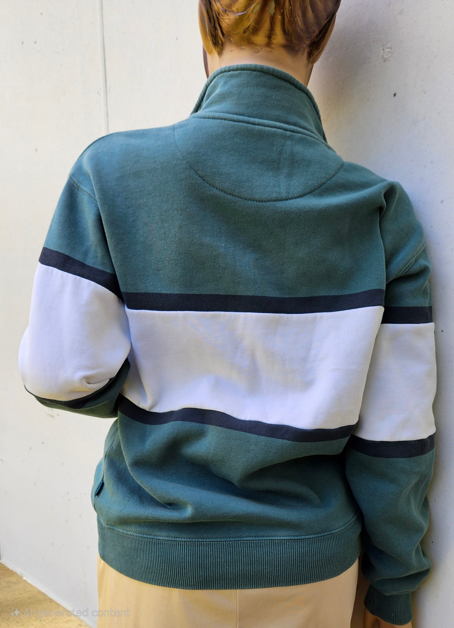 Retro top. All Day Quarter Zip Ghanda Top