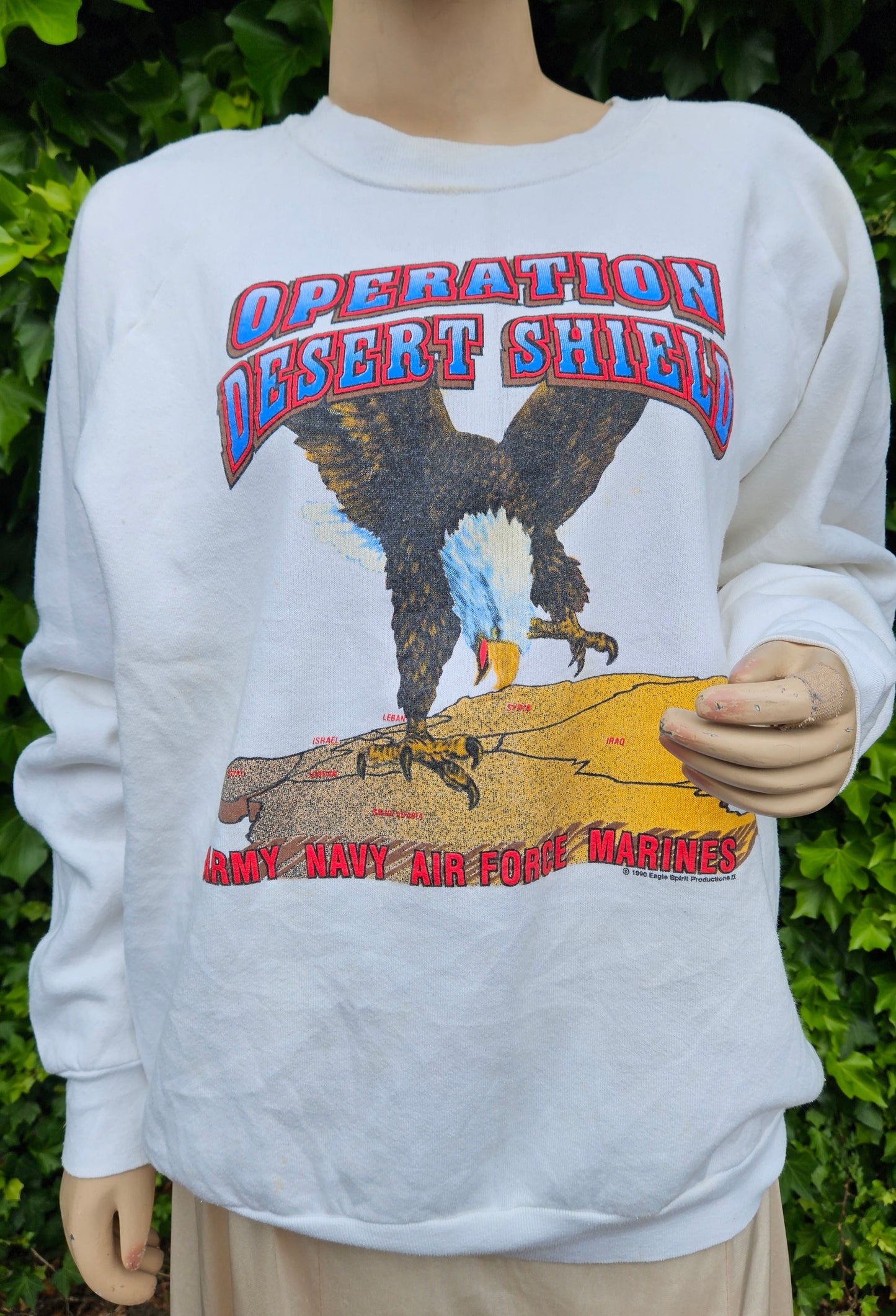 American Vintage Top 1990 Operation Desert Shield Jumper-top CREWNECK SWEATSHIRT - jumper