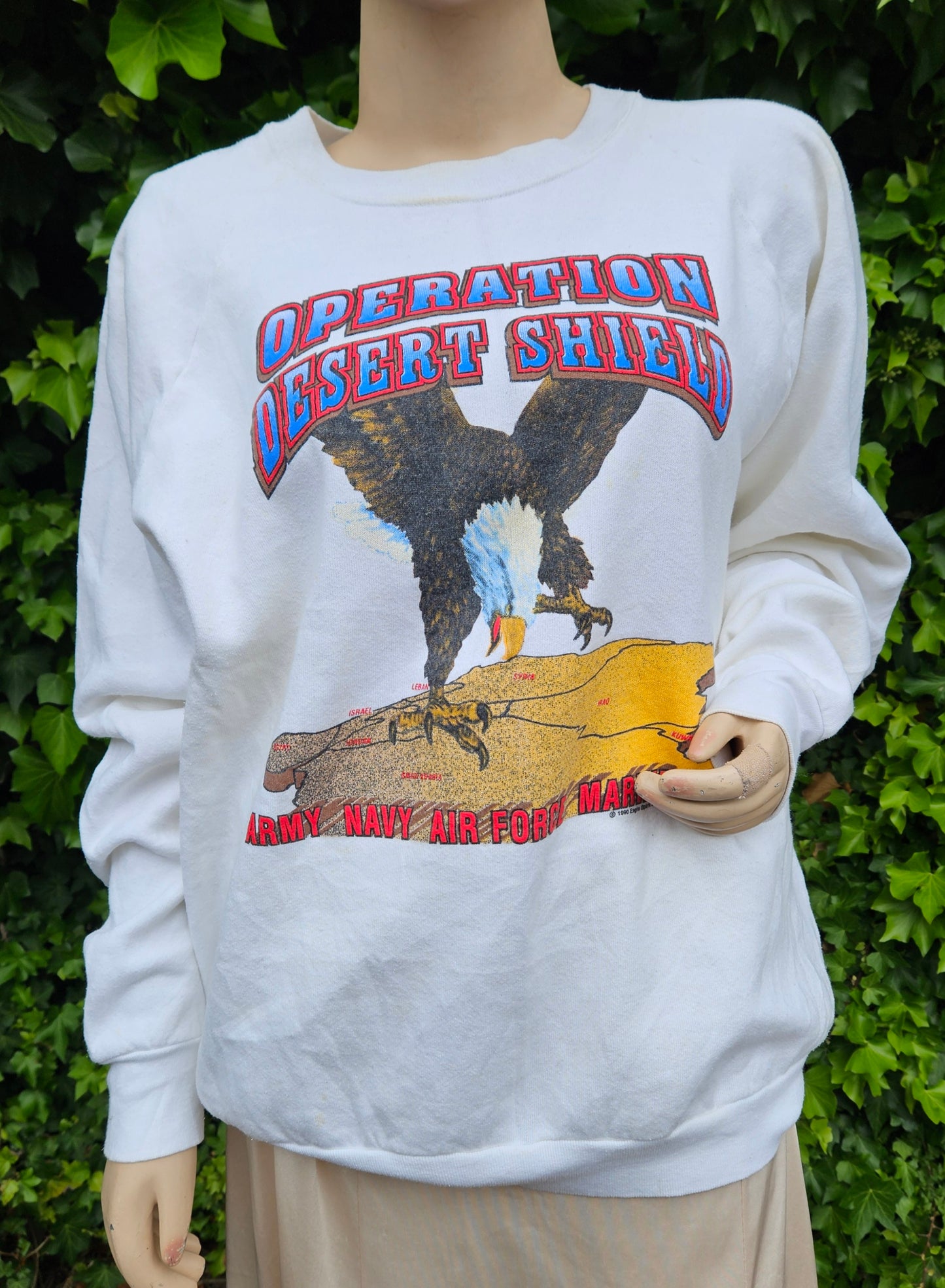 American Vintage Top 1990 Operation Desert Shield Jumper-top CREWNECK SWEATSHIRT - jumper