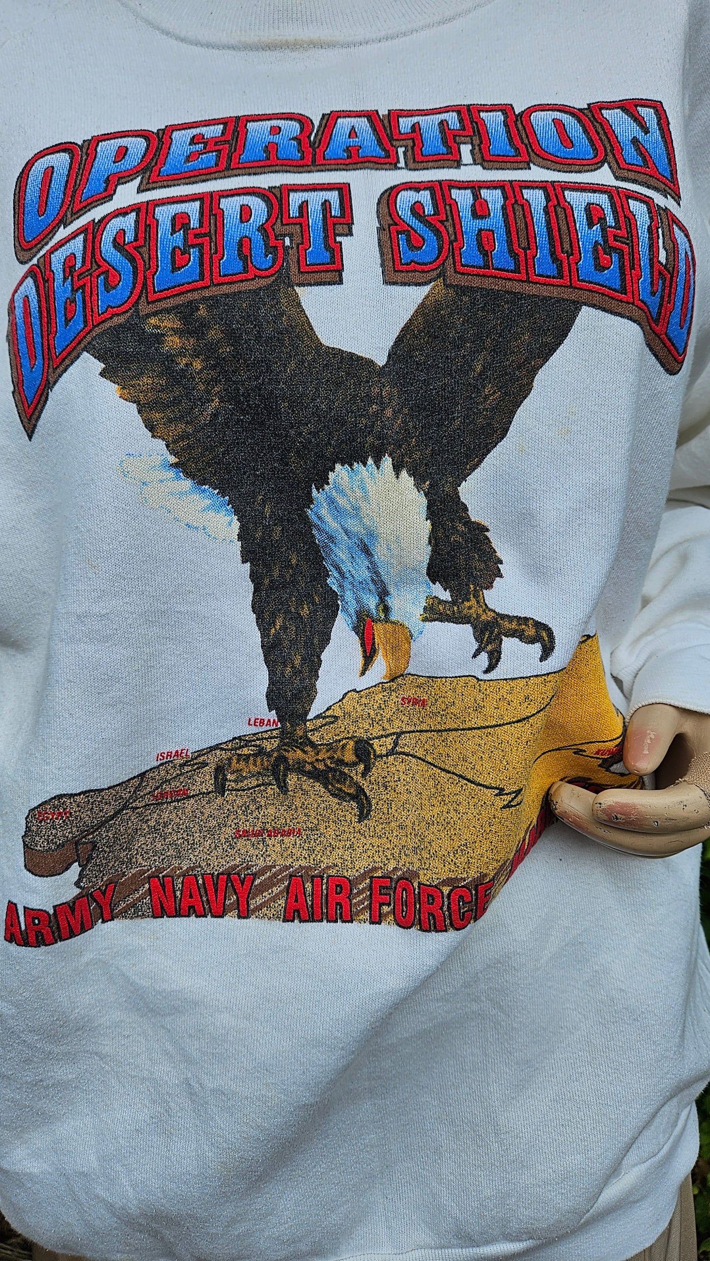 American Vintage Top 1990 Operation Desert Shield Jumper-top CREWNECK SWEATSHIRT - jumper