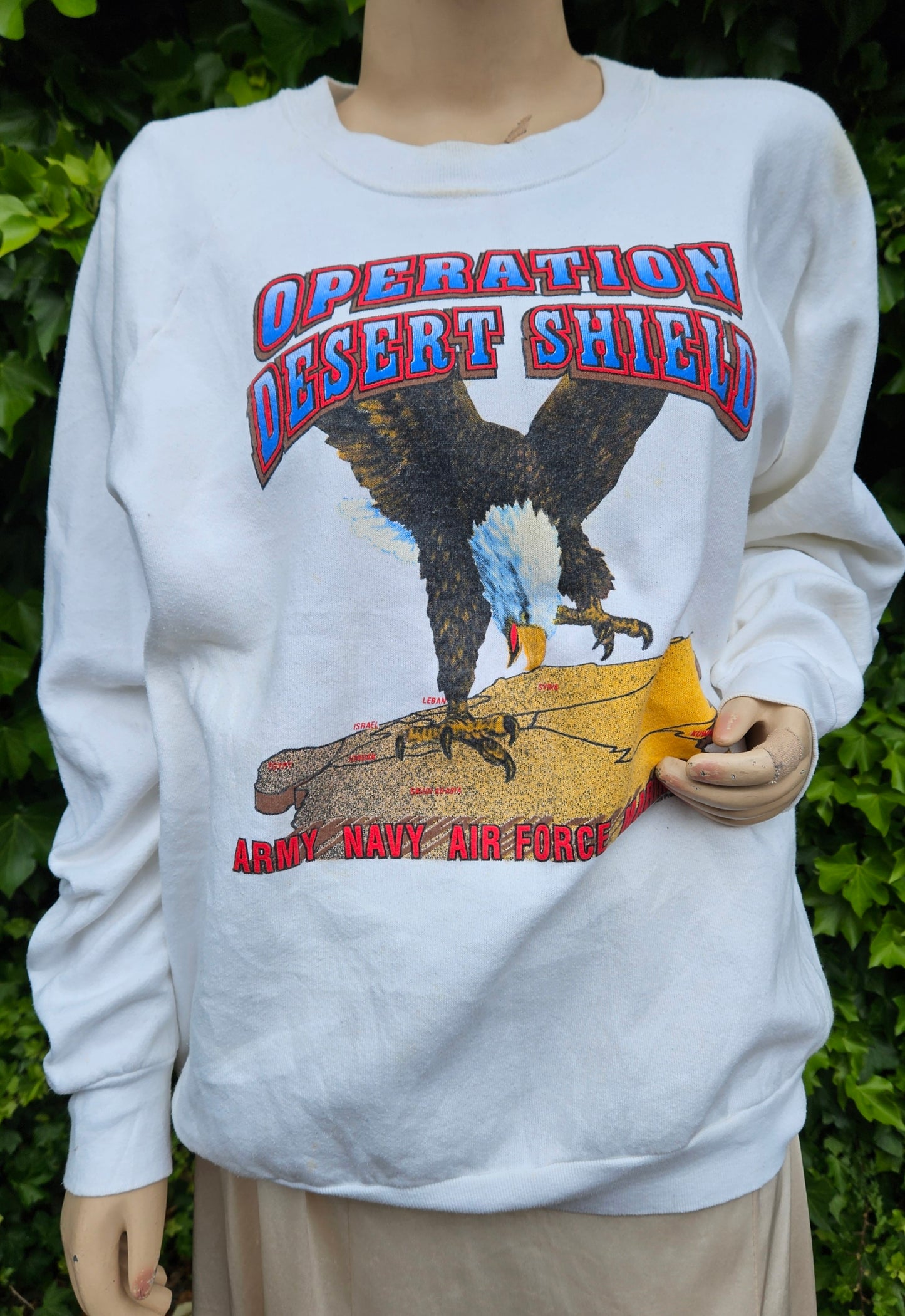 American Vintage Top 1990 Operation Desert Shield Jumper-top CREWNECK SWEATSHIRT - jumper