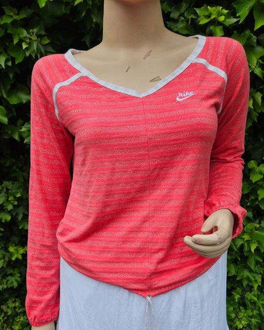 Activewear nike top - Long sleeve stripped top Nike Women Top