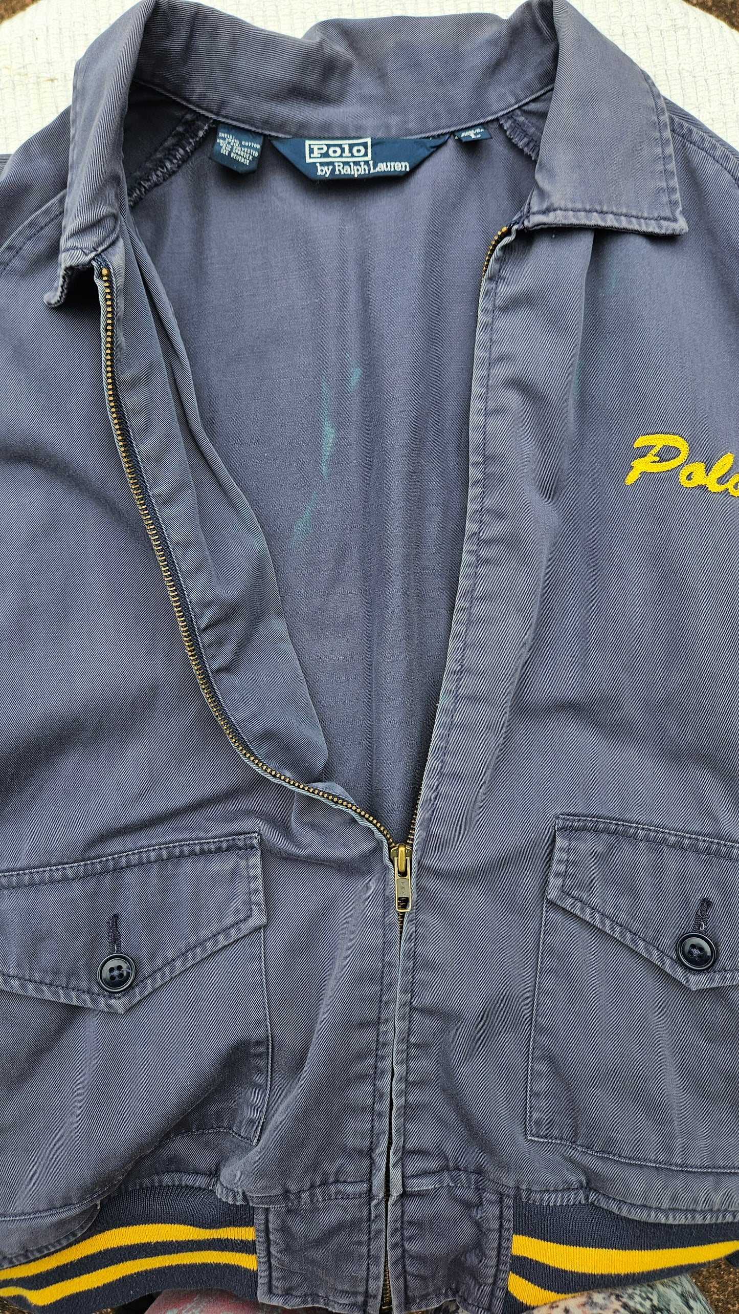 Vintage Polo by Ralph Lauren bomber Jacket Size L.