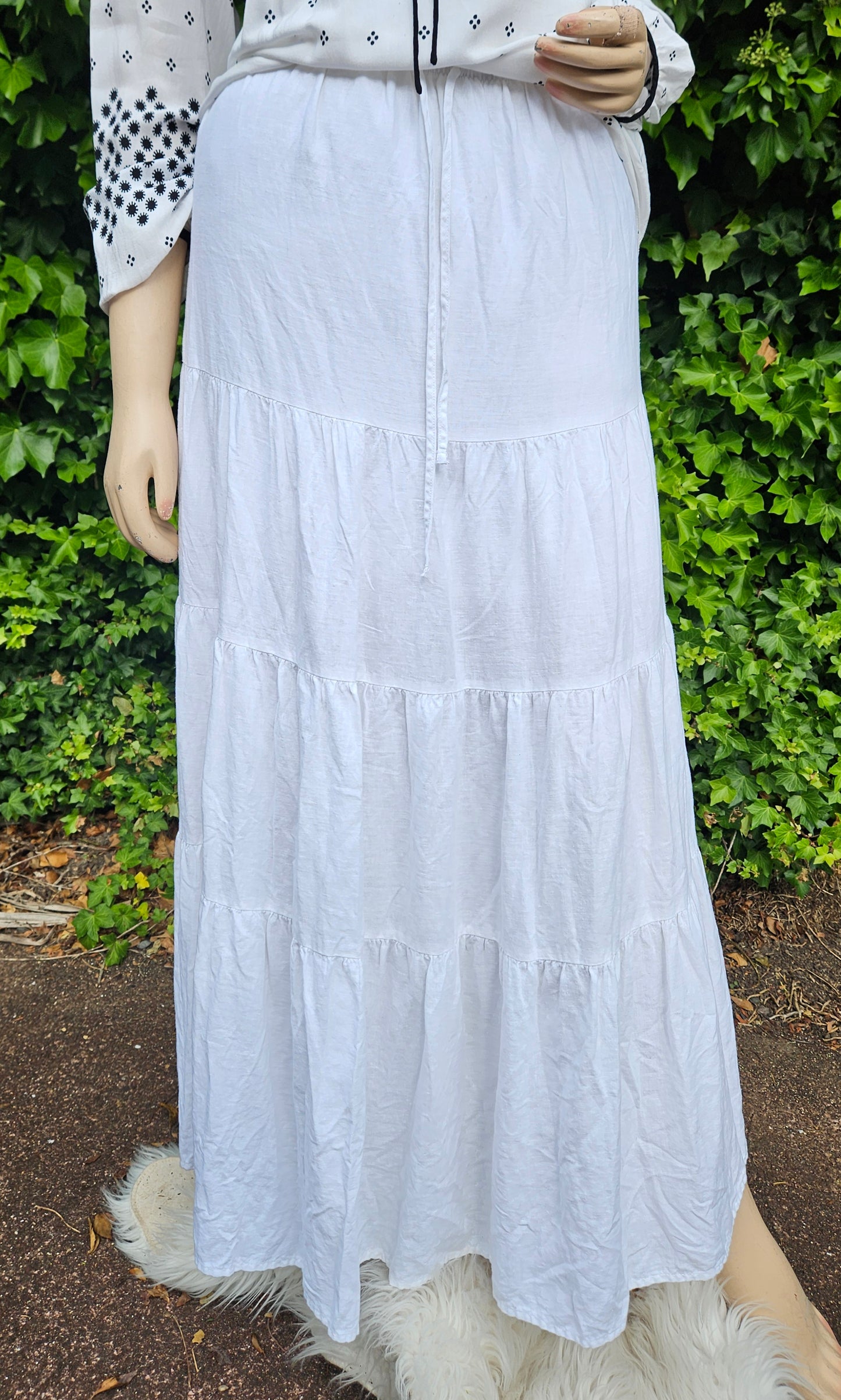 White maxi skirt cotton-on