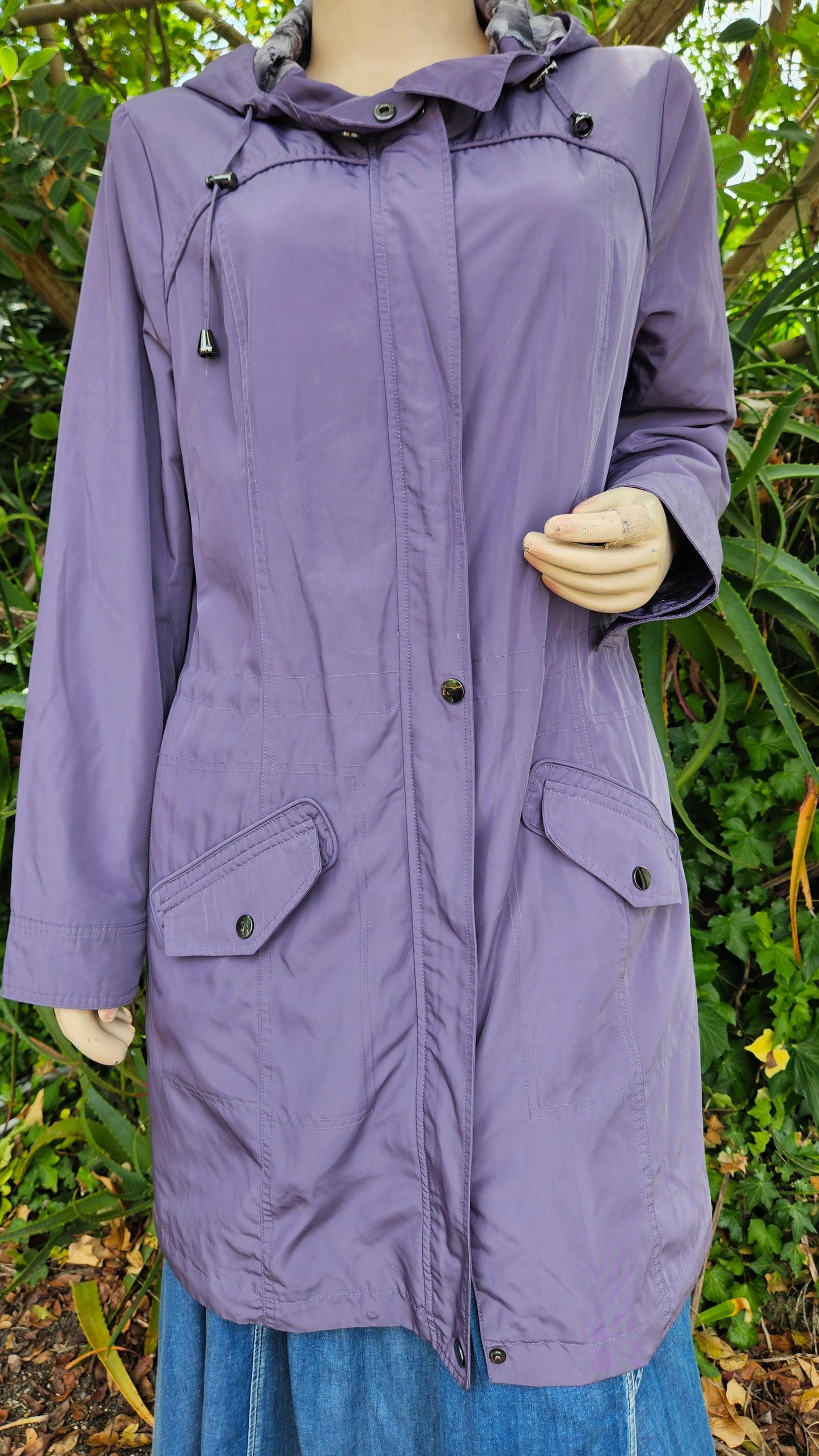 Purple Lightweight Jacket. Size 14