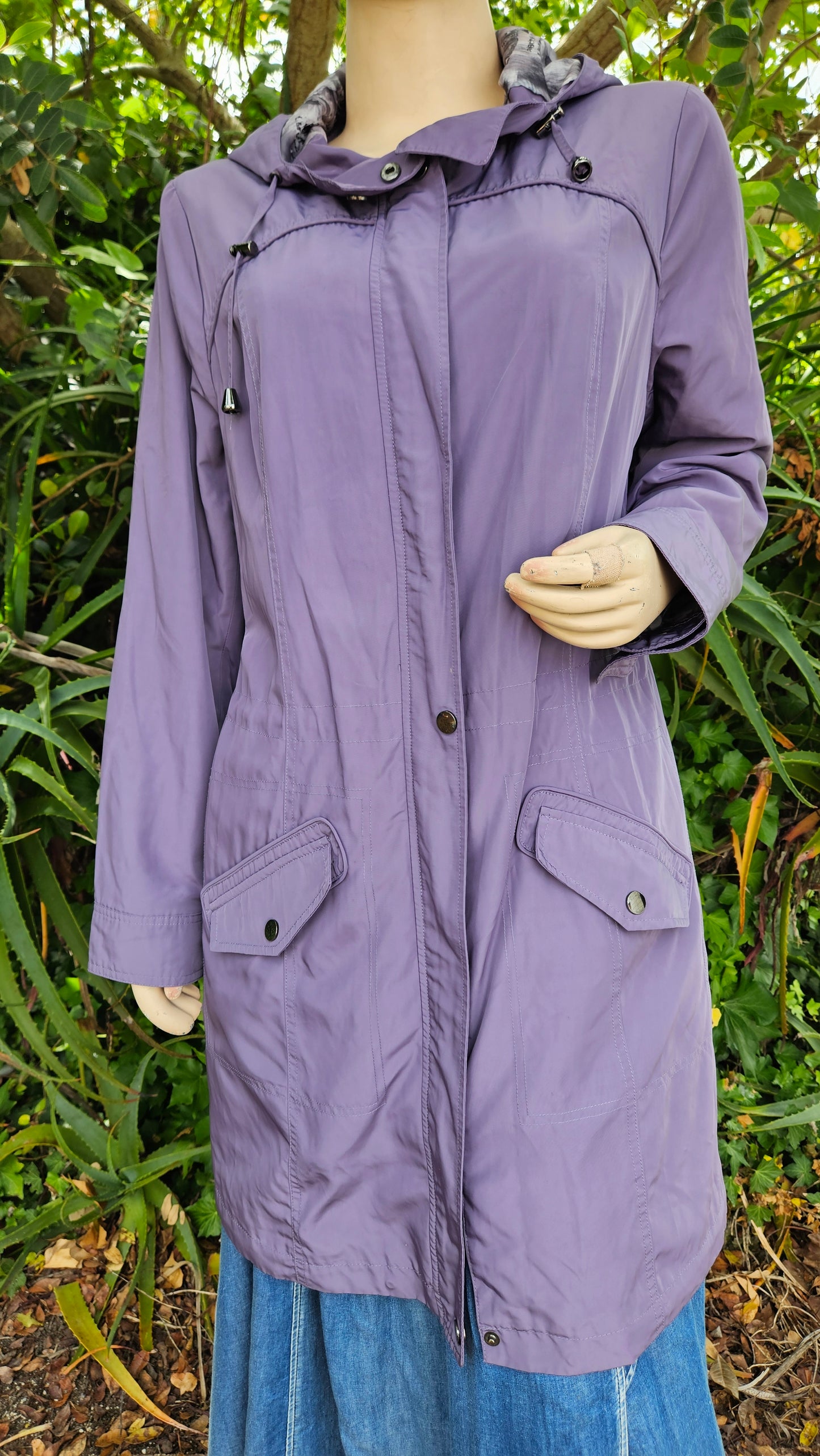 Purple Lightweight Jacket. Size 14