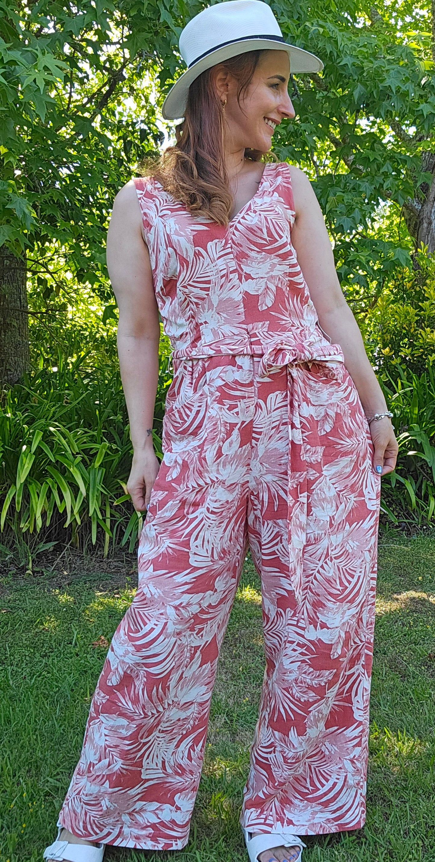 Seed wide Leg Jumpsuit - Preloved Jumpsuit - used jumpsuit