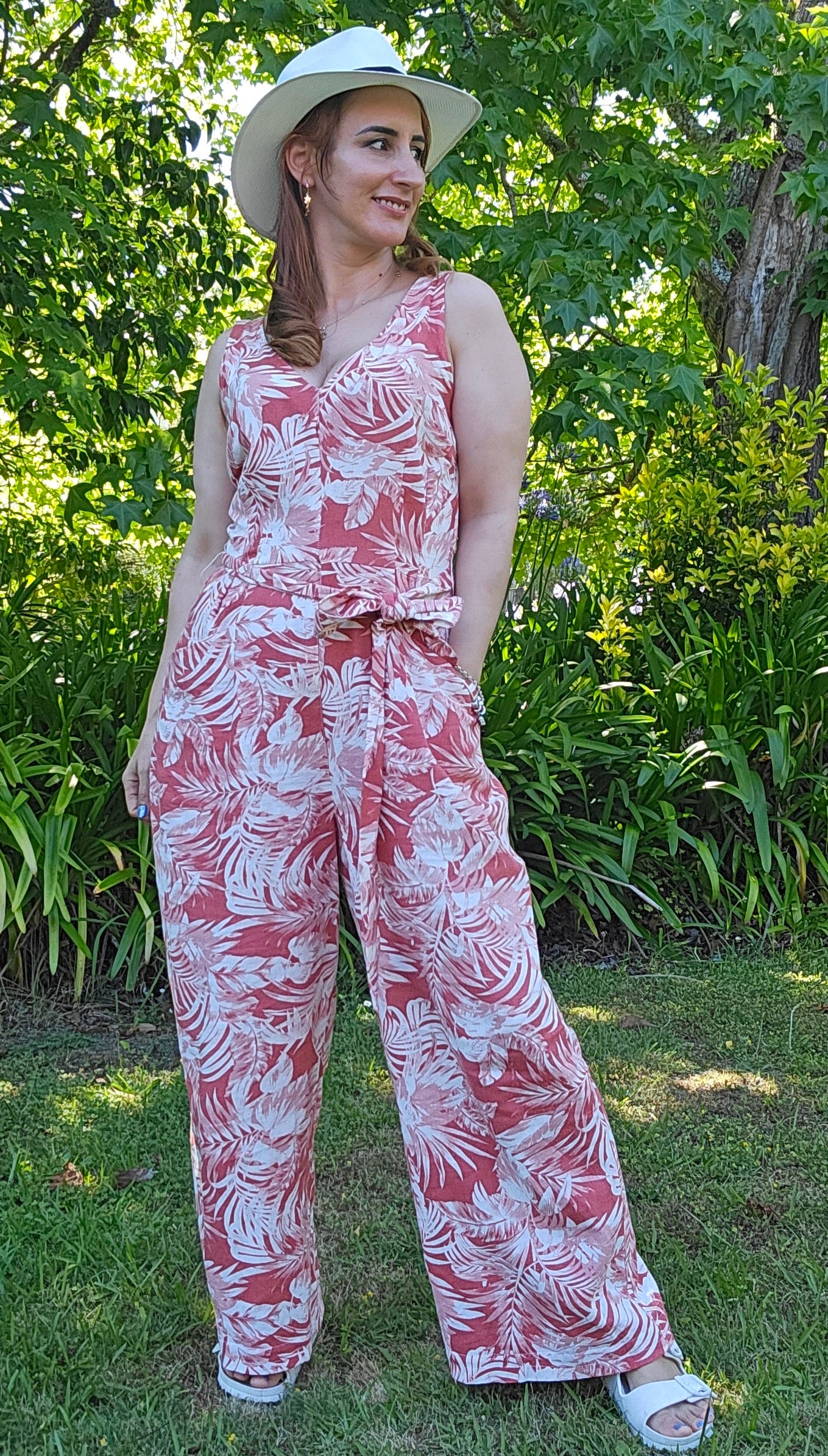 Seed wide Leg Jumpsuit - Preloved Jumpsuit - used jumpsuit