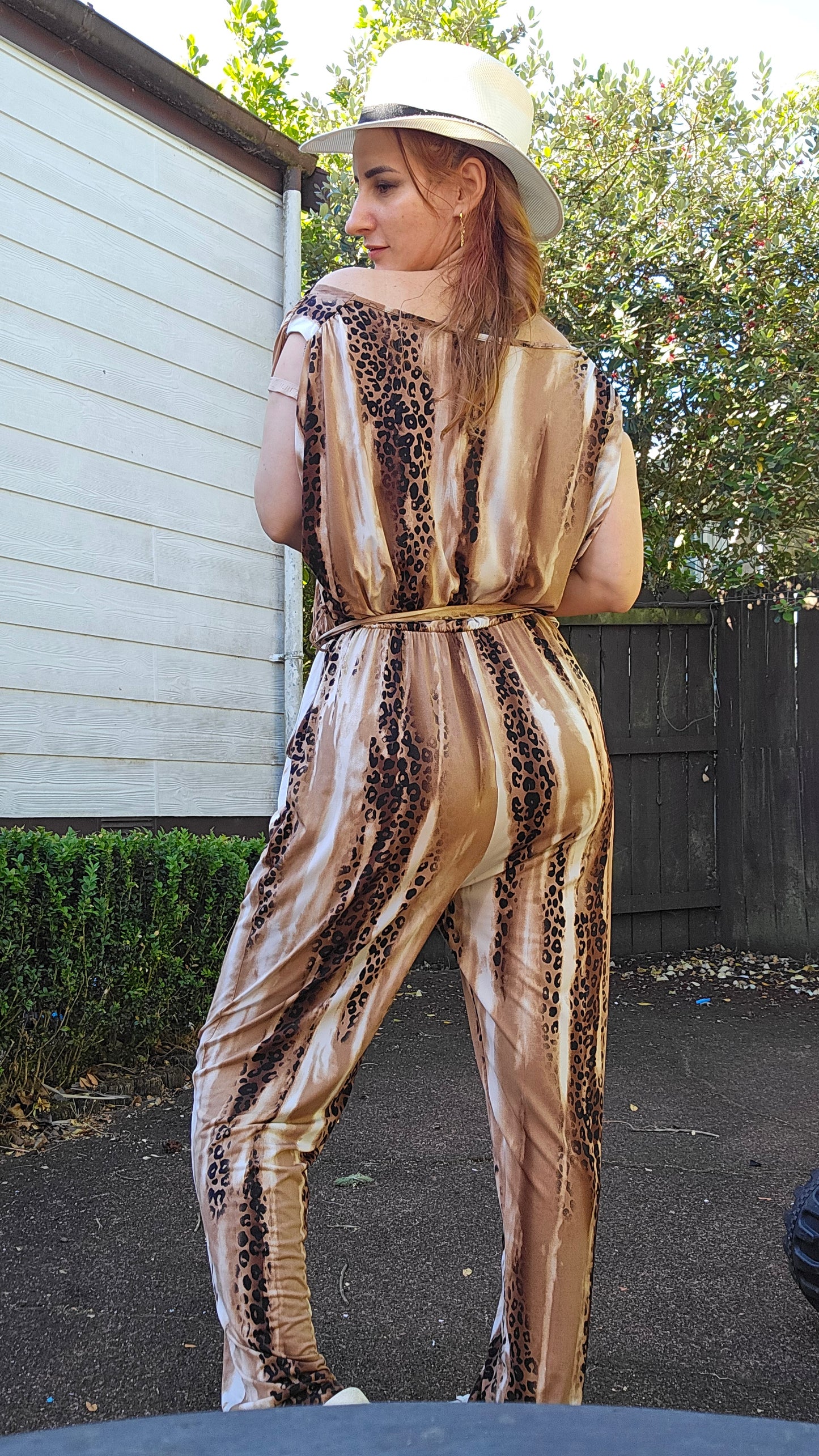 French Jumpsuit - Preloved Jumpsuit - used jumpsuit