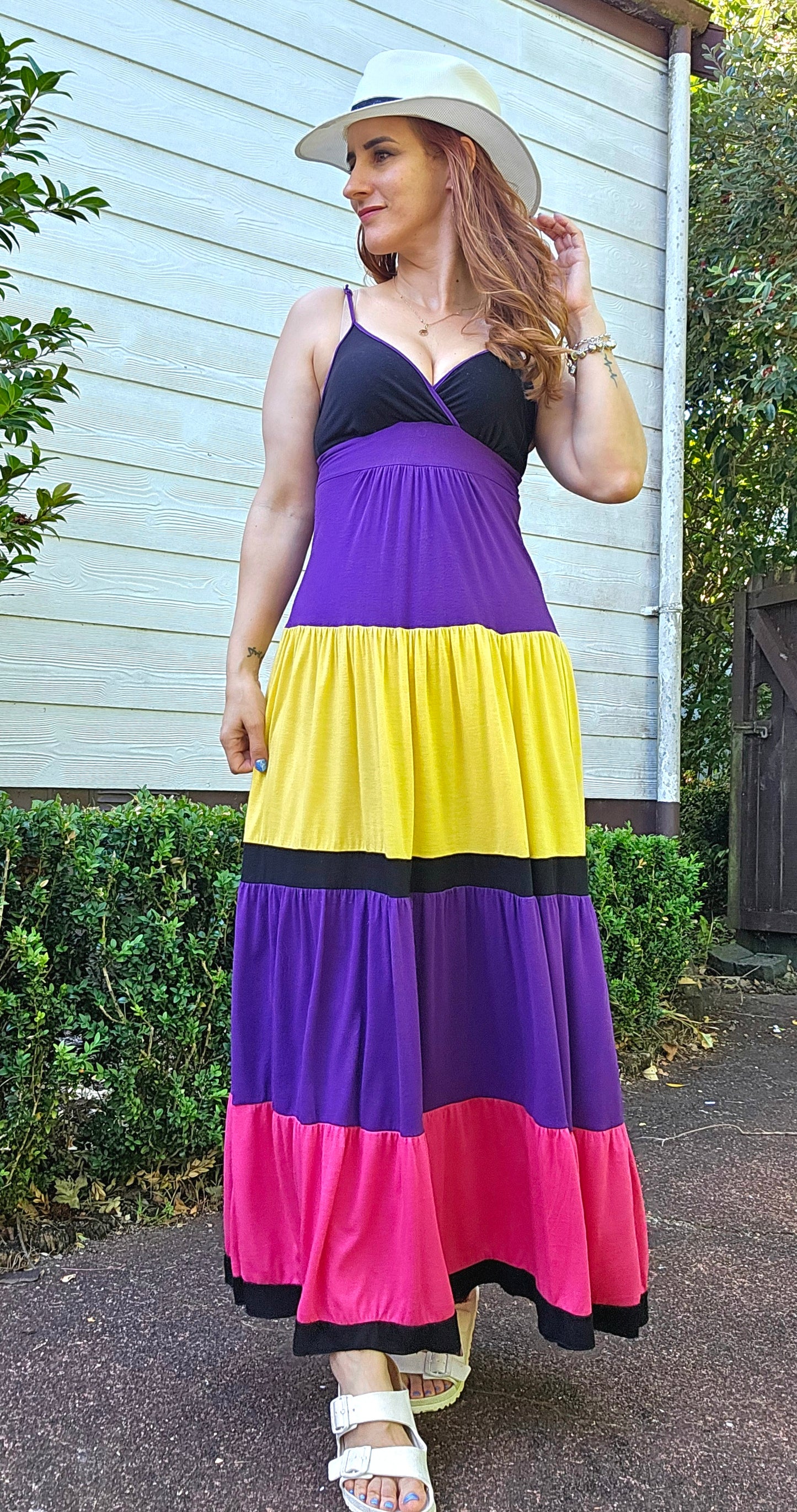 Colorful Maxi Dress - Second hand find!