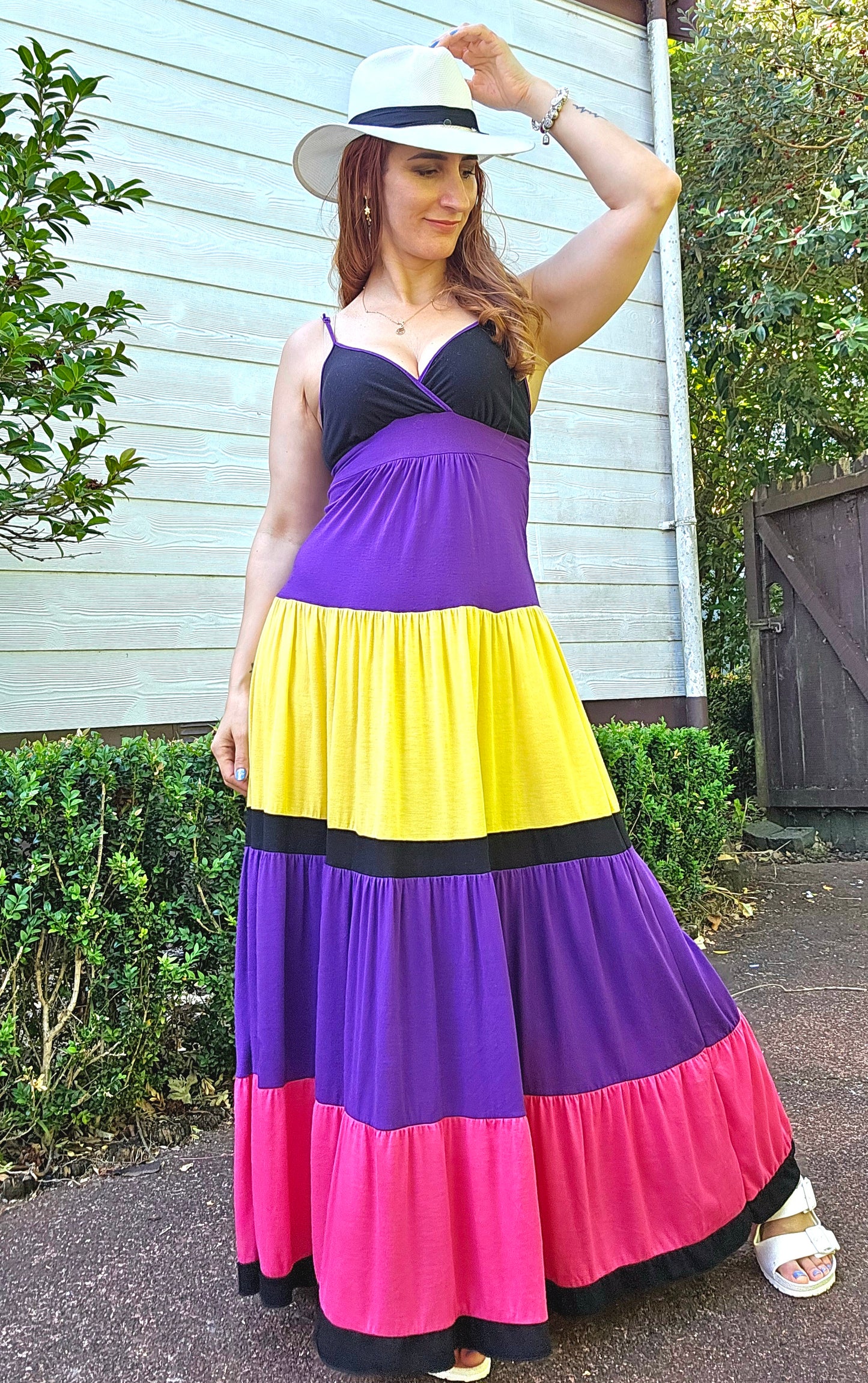 Colorful Maxi Dress - Second hand find!