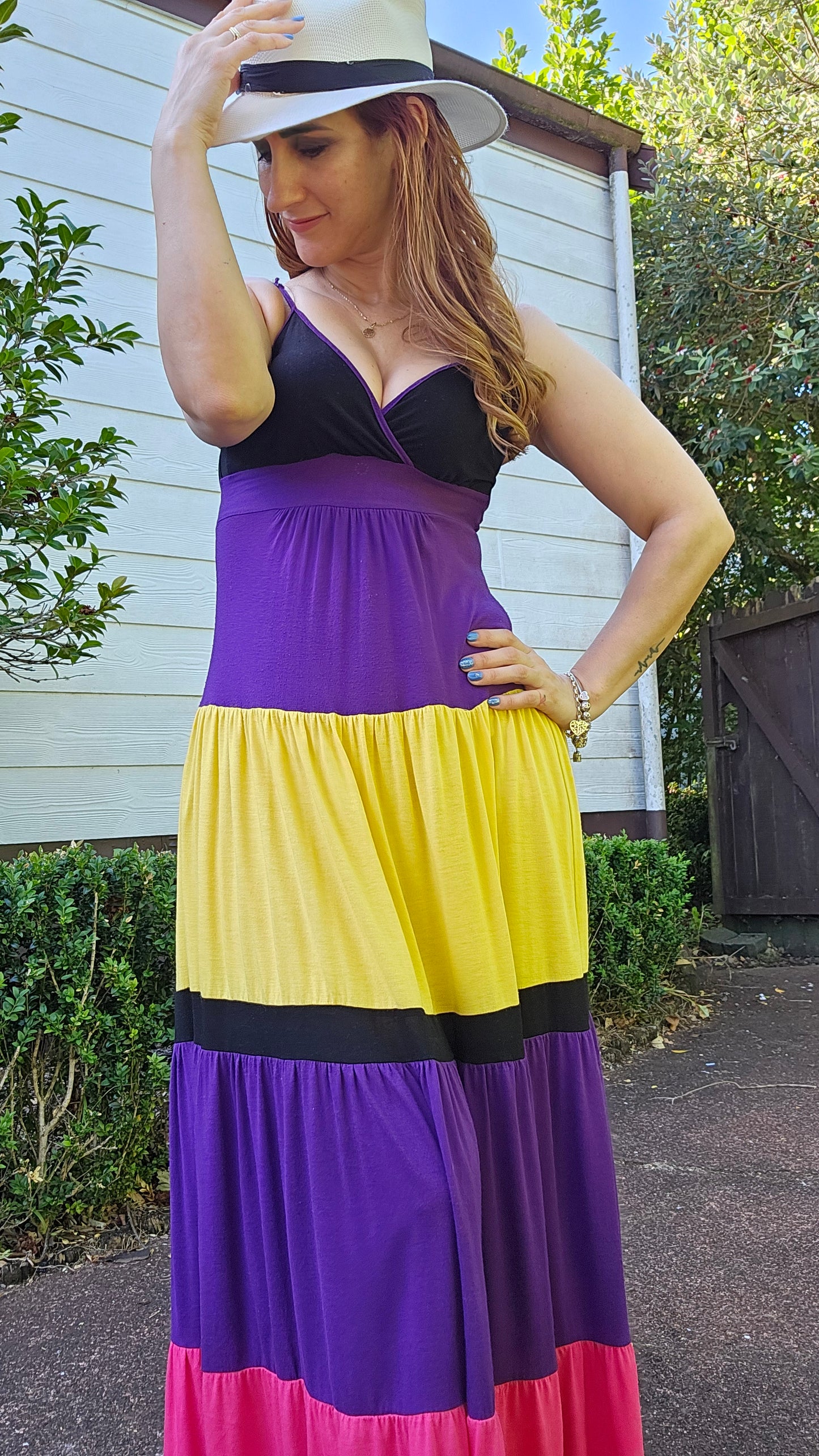 Colorful Maxi Dress - Second hand find!