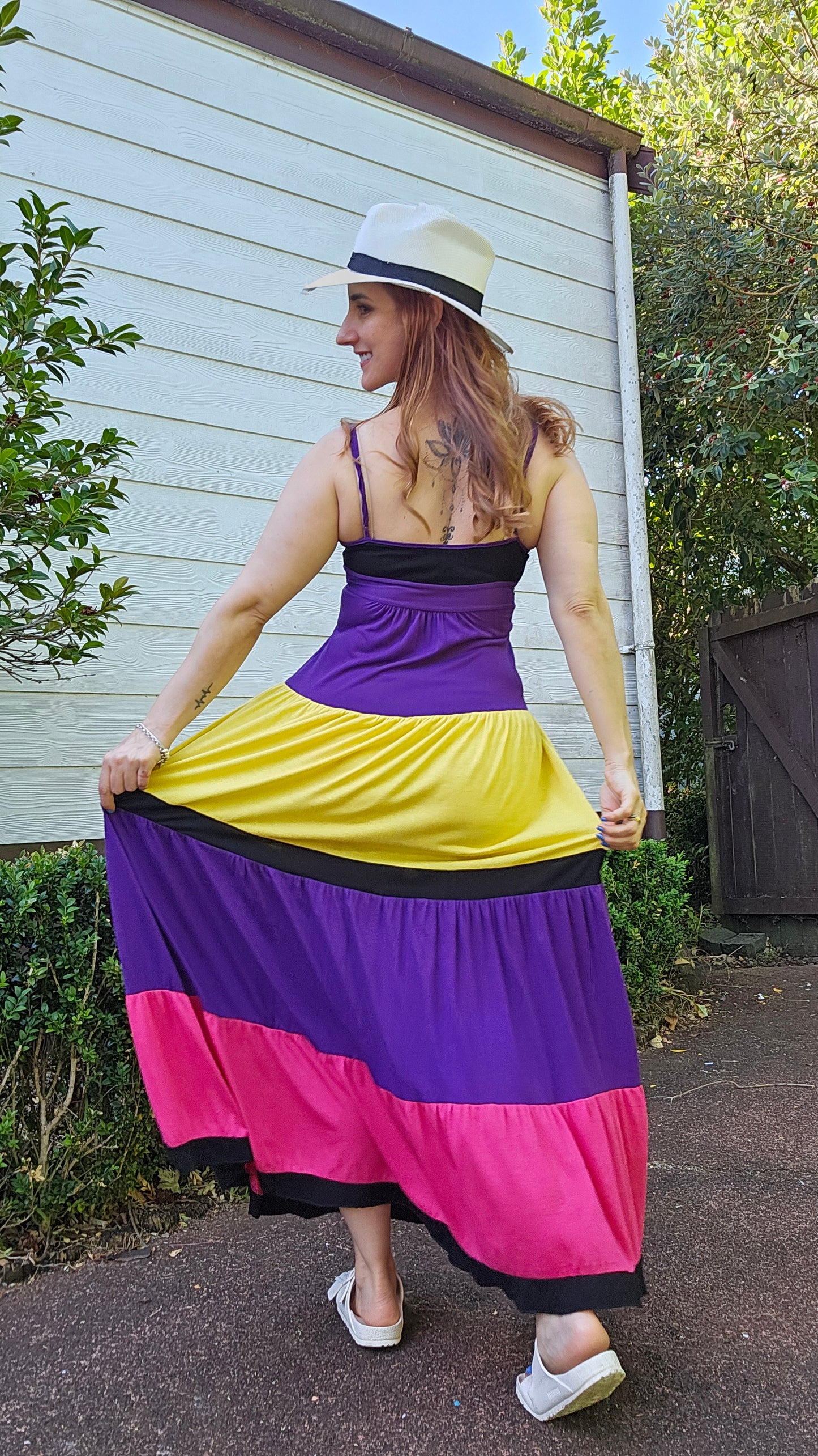 Colorful Maxi Dress - Second hand find!