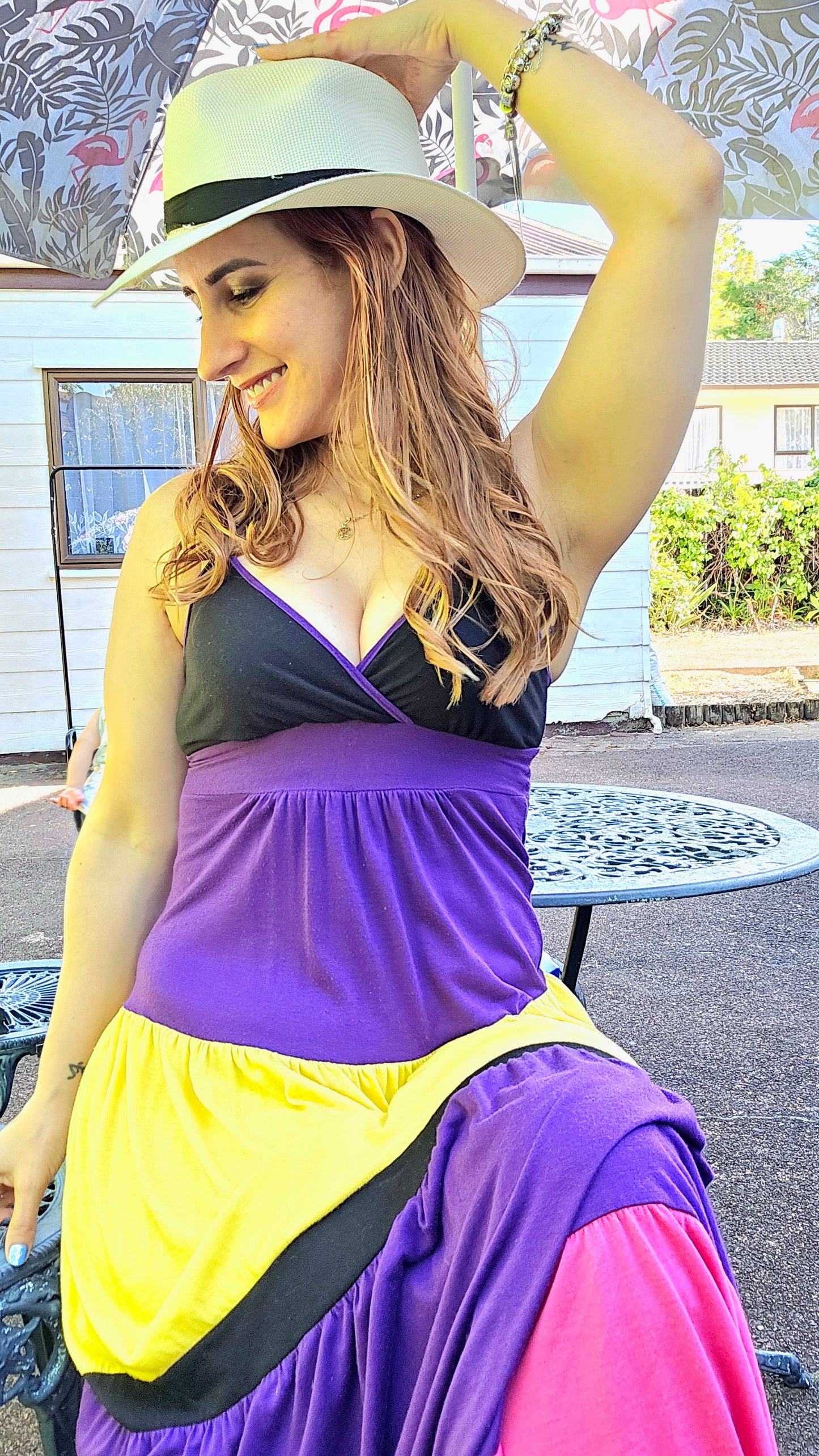 Colorful Maxi Dress - Second hand find!