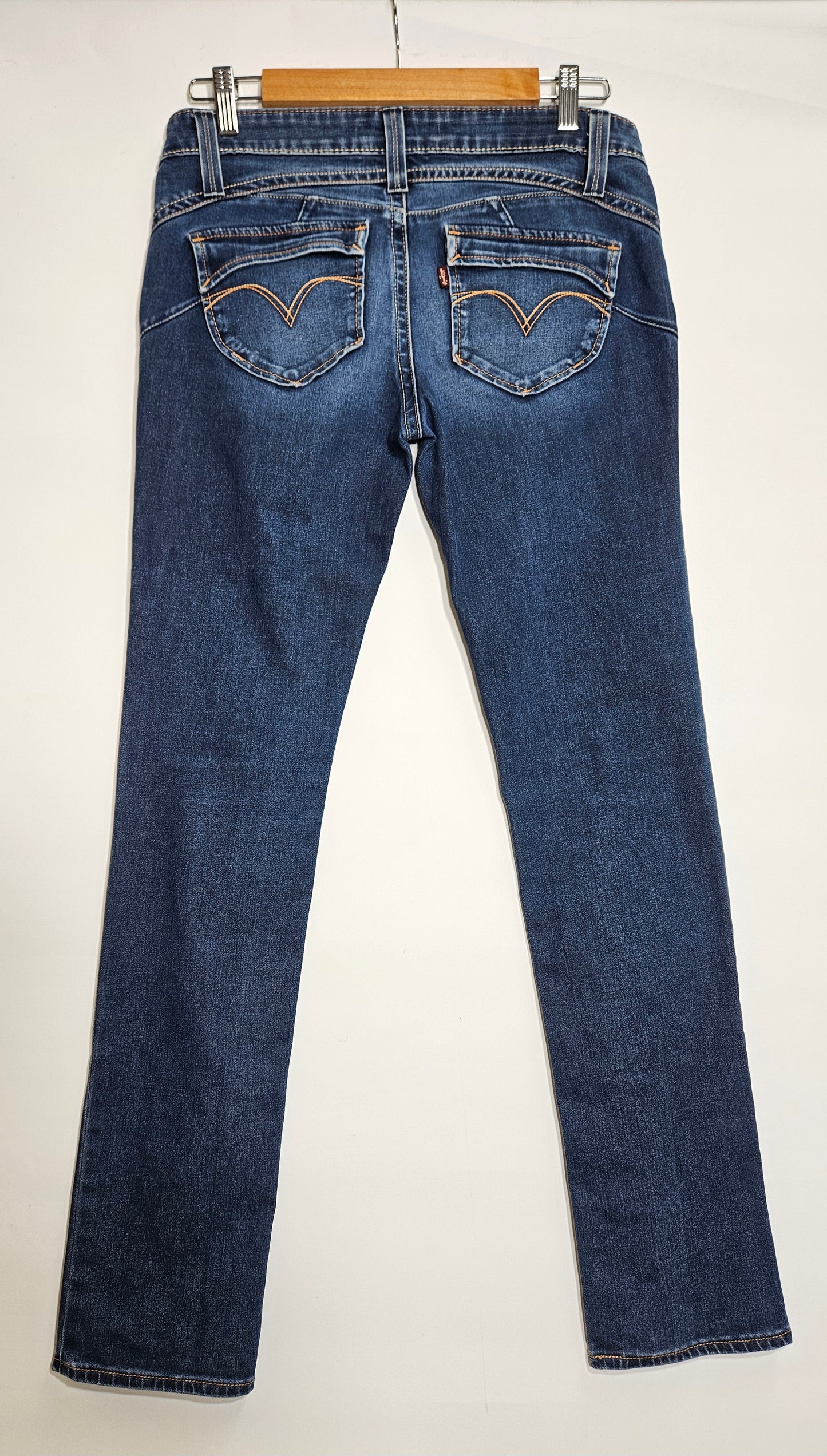 Levi's Revel Demim Curve Straight Women 29 Mid Wash Blue Jeans