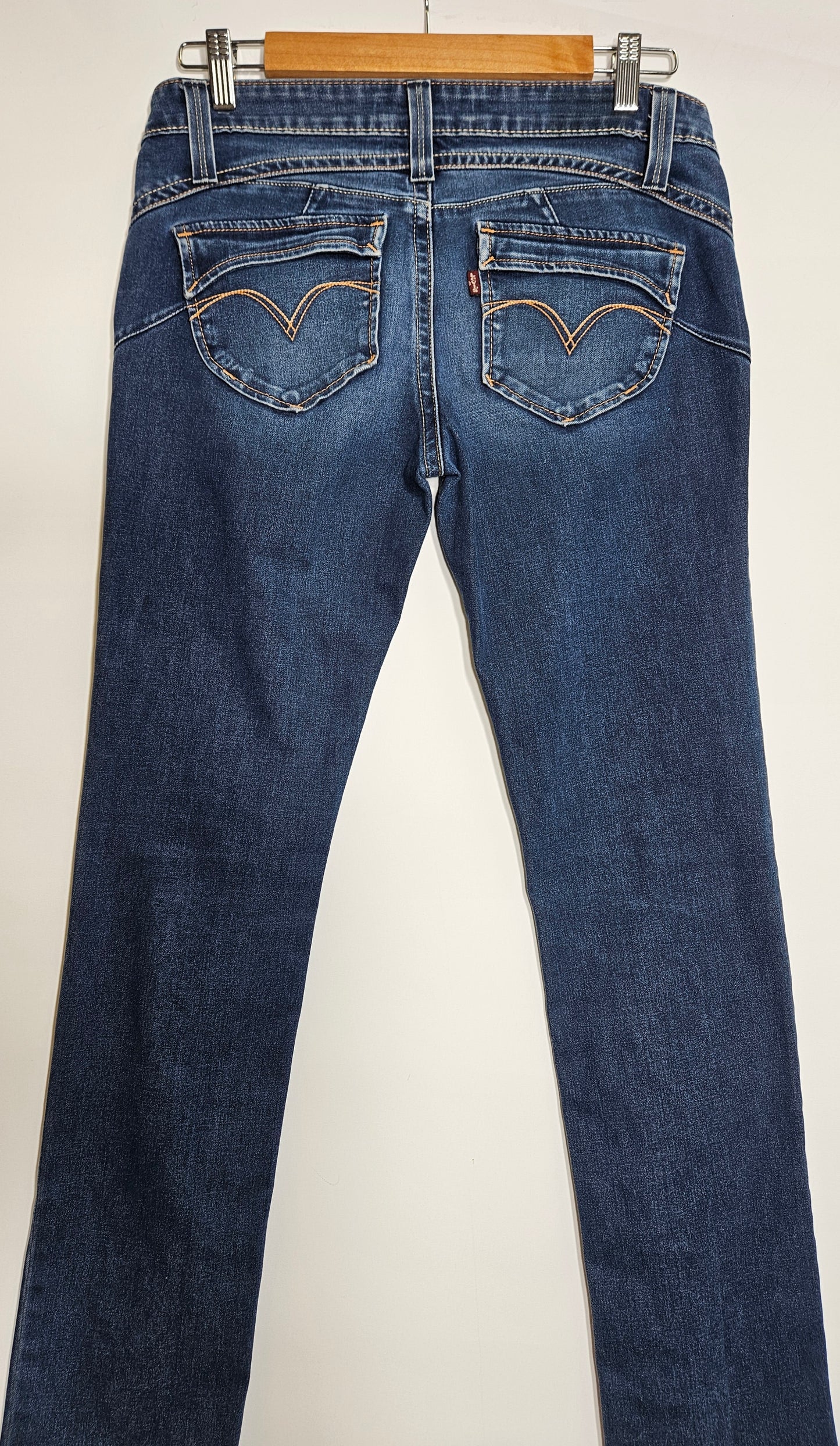 Levi's Revel Demim Curve Straight Women 29 Mid Wash Blue Jeans