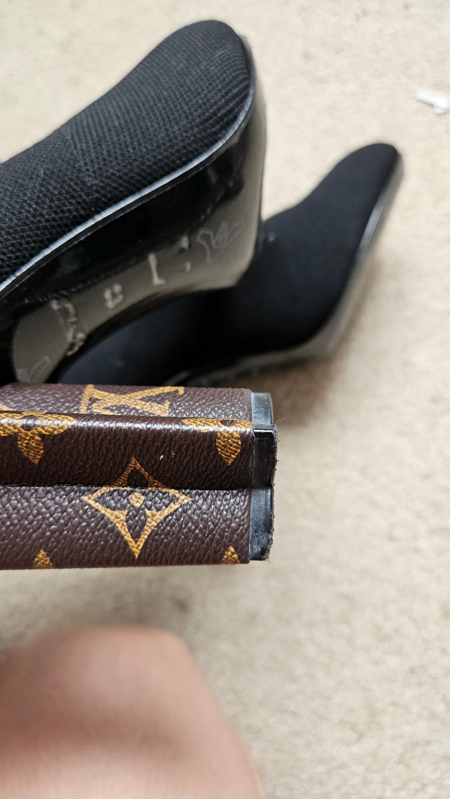 Louis Vuitton inspired Boots Silhouette Ankle Boots Stunning Louis V. Ankle Boots Size 38.