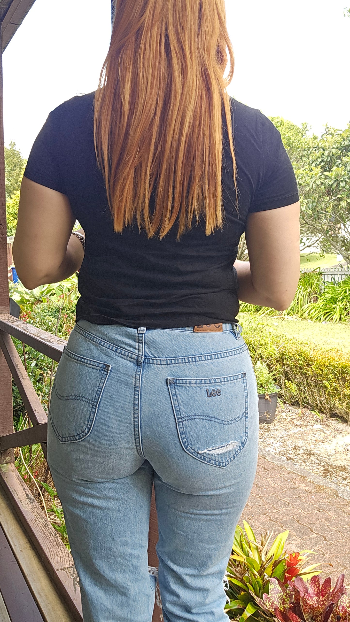 Black Louis Vuitton crop top T-shirt Crewneck Top