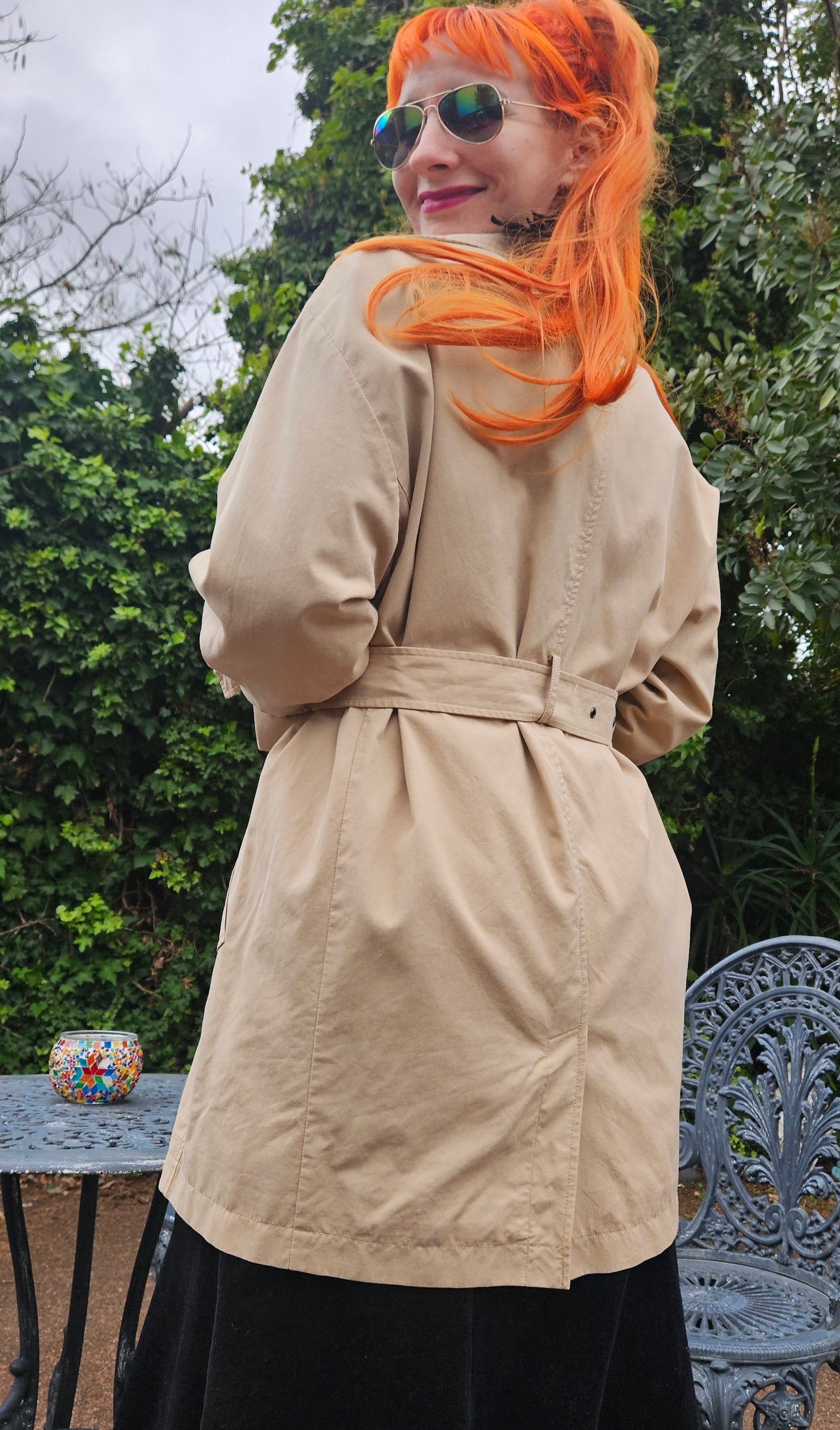Preloved Trench Coat - Beige vintage Trench