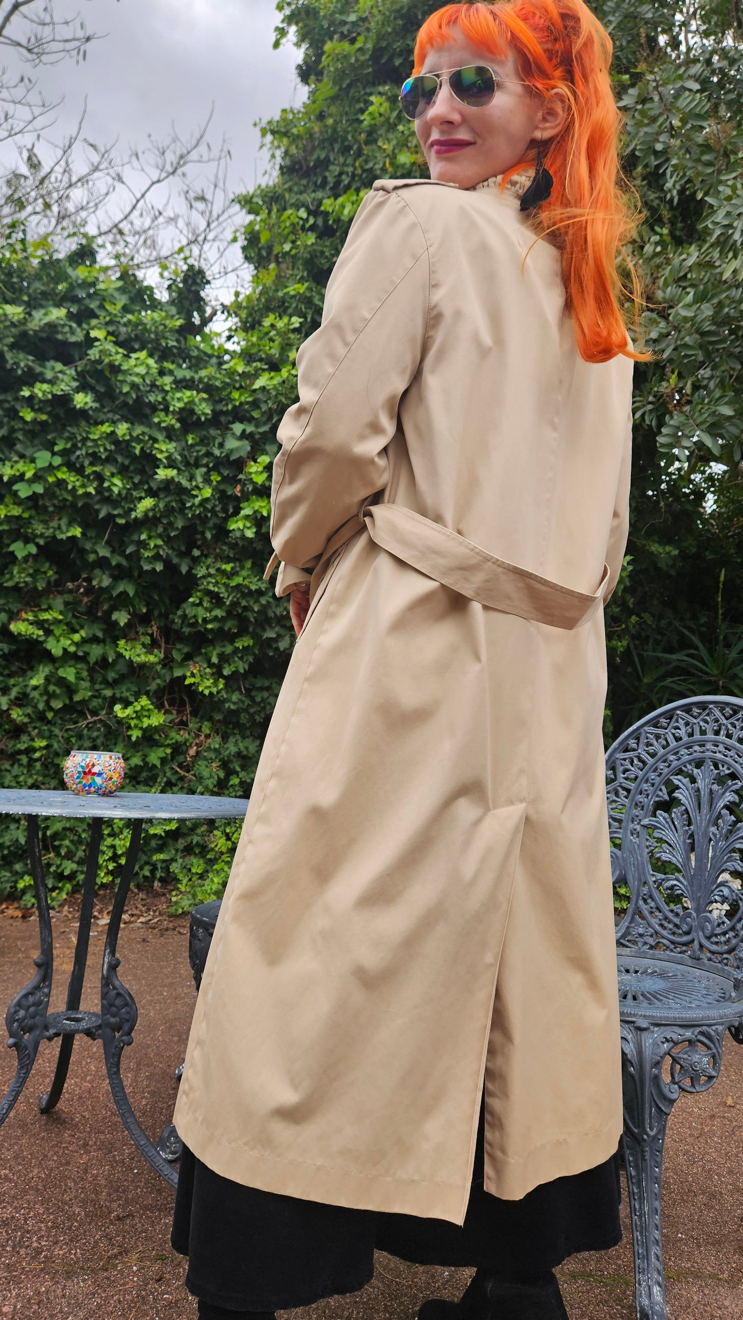 Long Camel Trench Coat for sale - Preloved Trench
